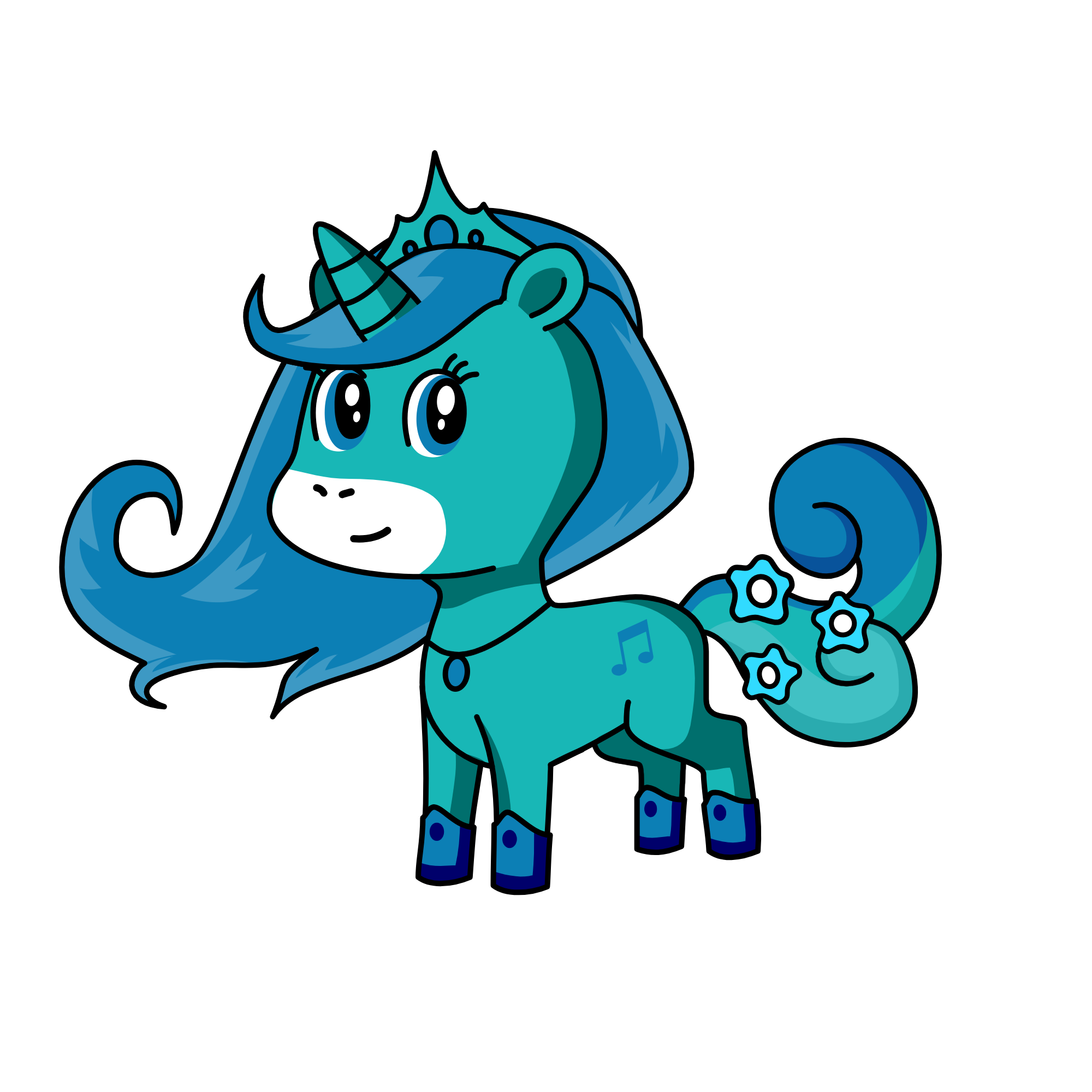 snow queen, the unicorn