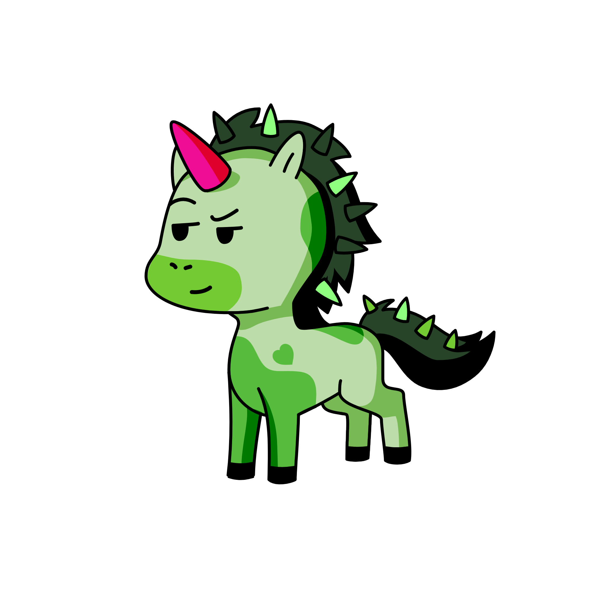 Leafy, the unicorn
