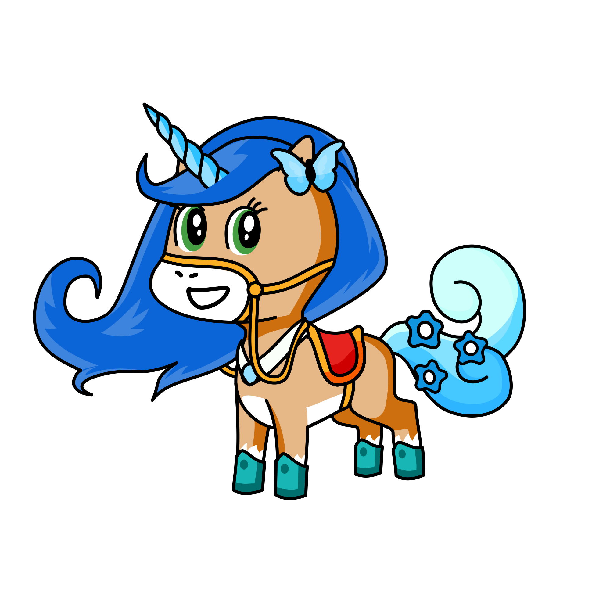 Queenella, the unicorn