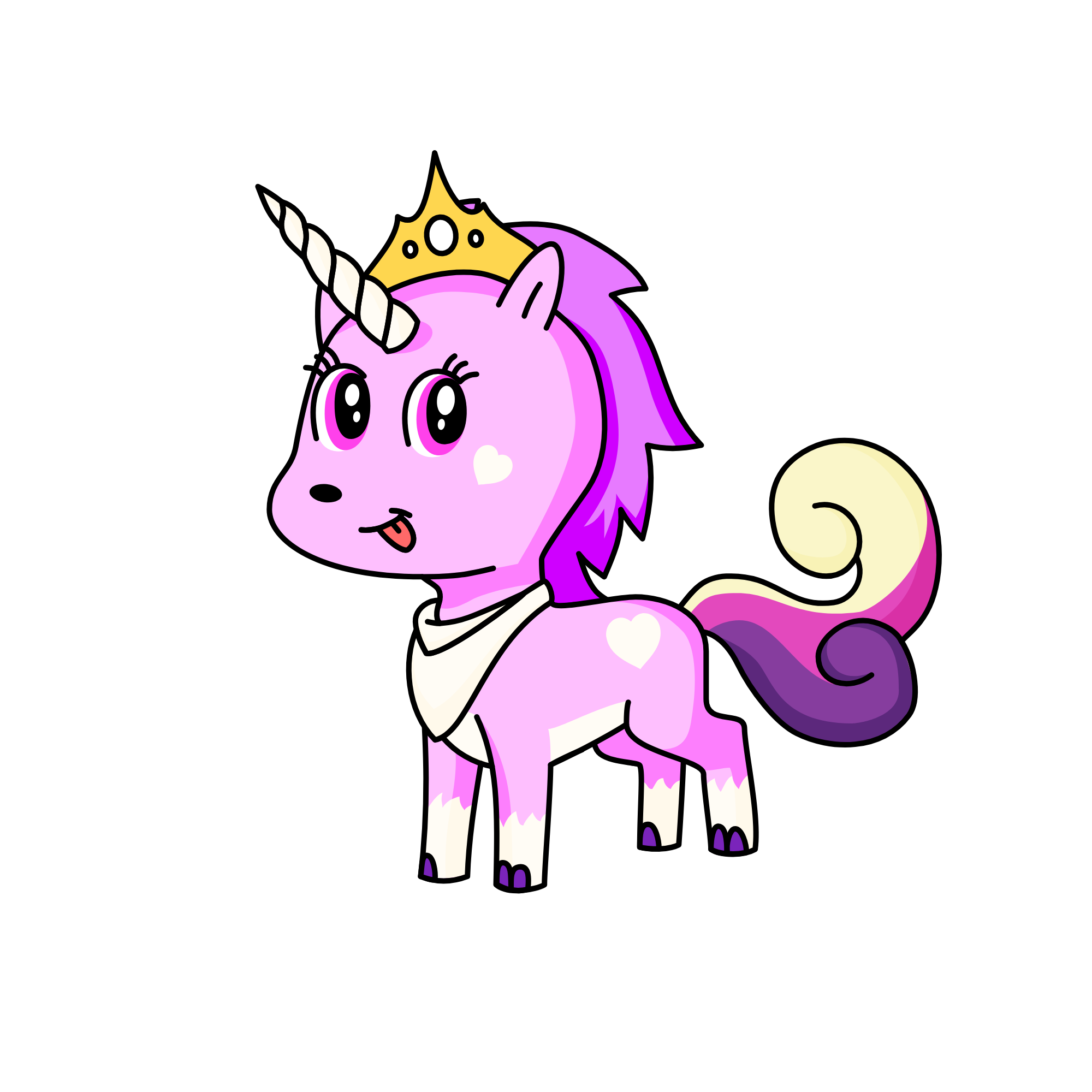 pinky, the unicorn