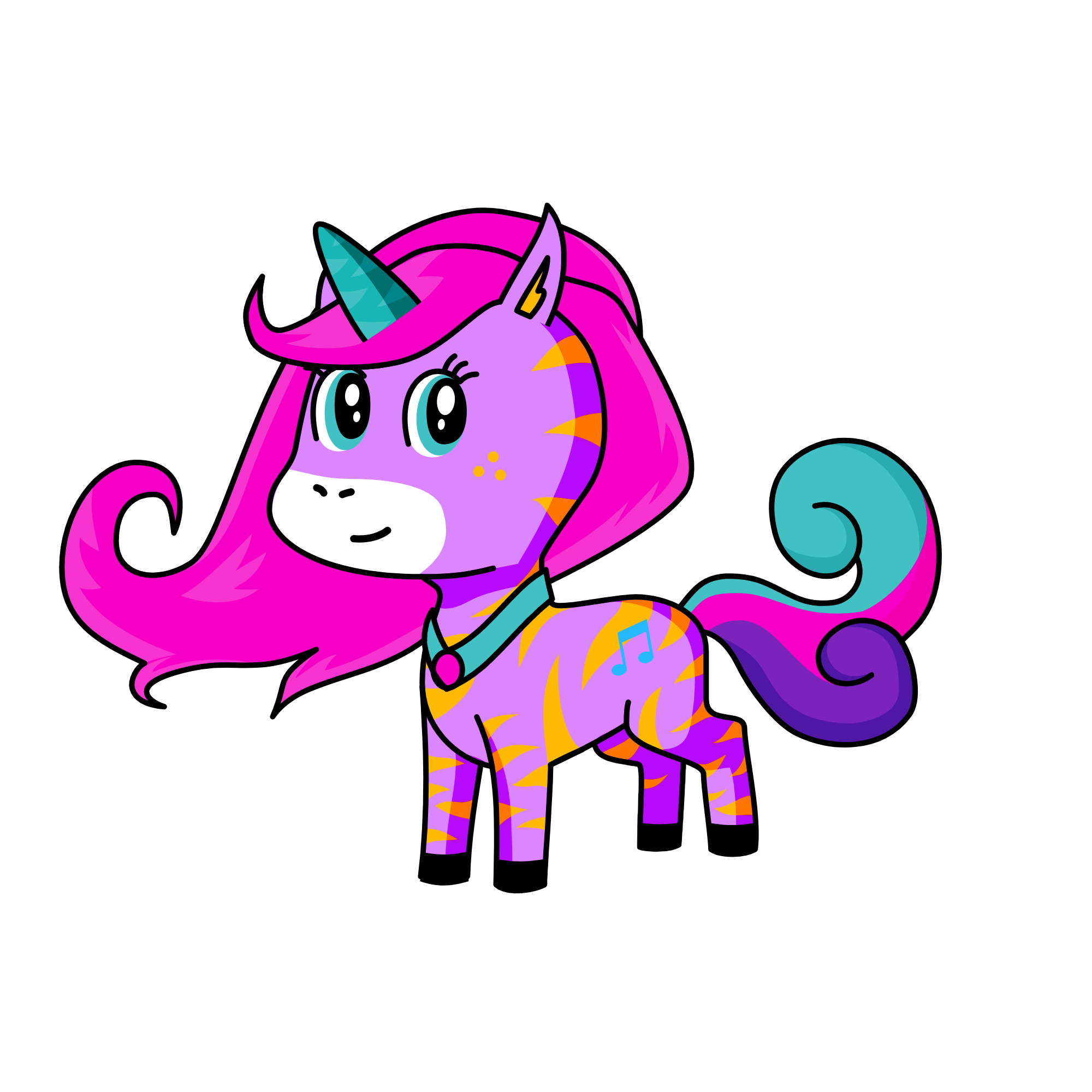 Celeste, the unicorn