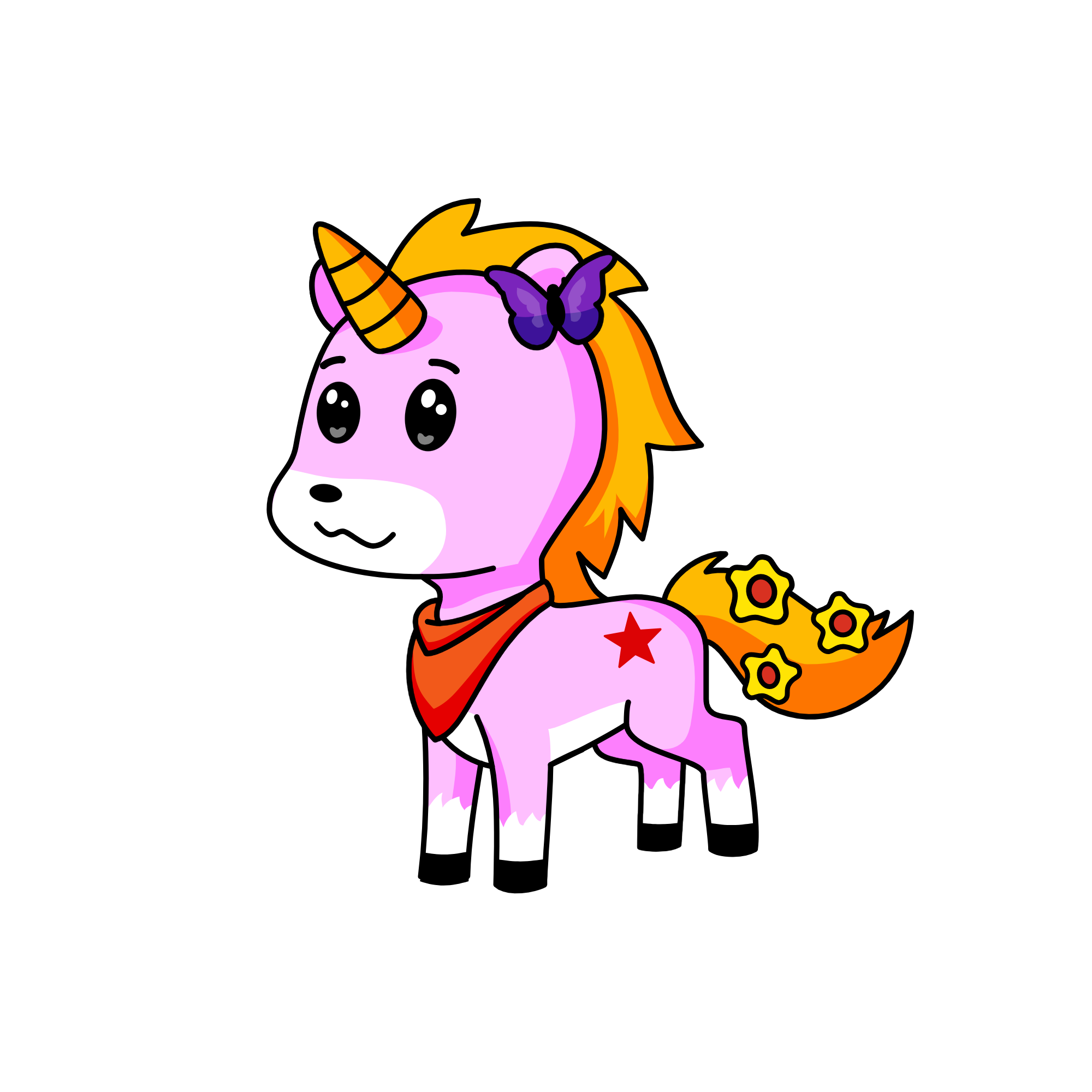 Hiya, the unicorn