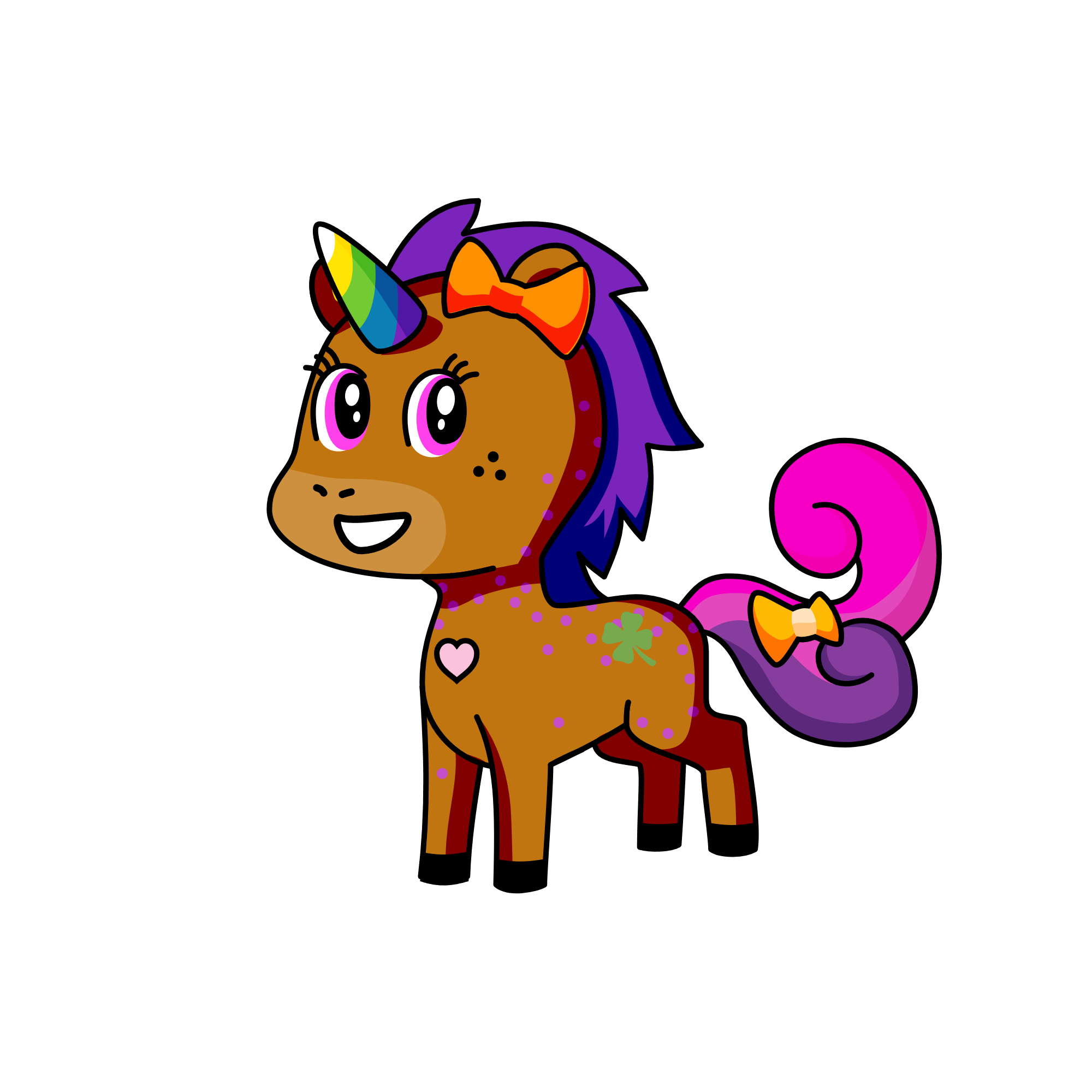Rainbow Sparkle, the unicorn