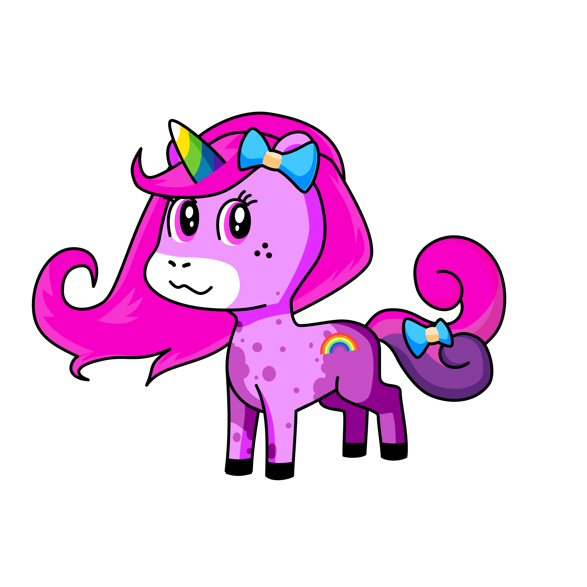 Baciocorno Vanitosa, the unicorn