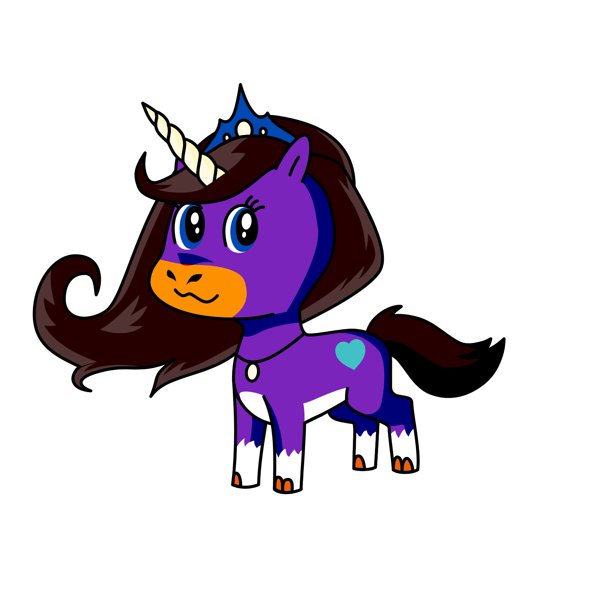 moon, the unicorn