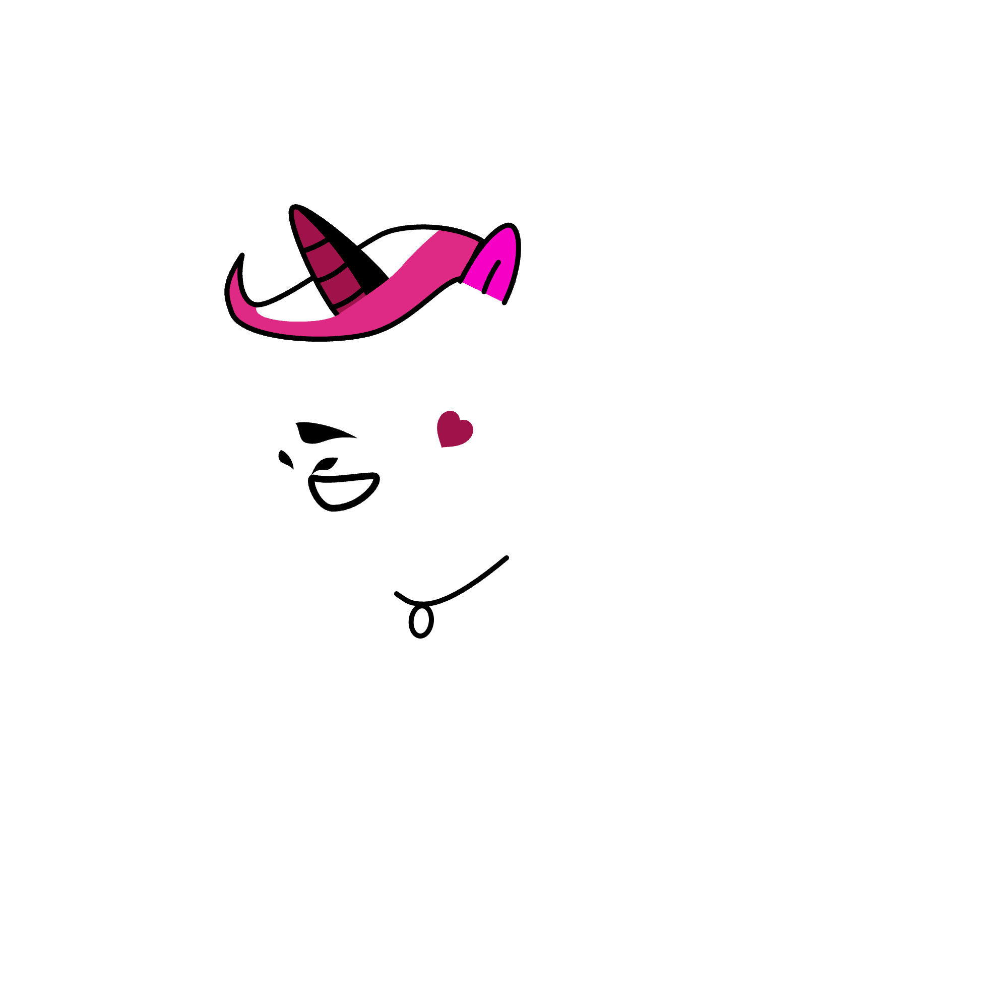Pinky, the unicorn