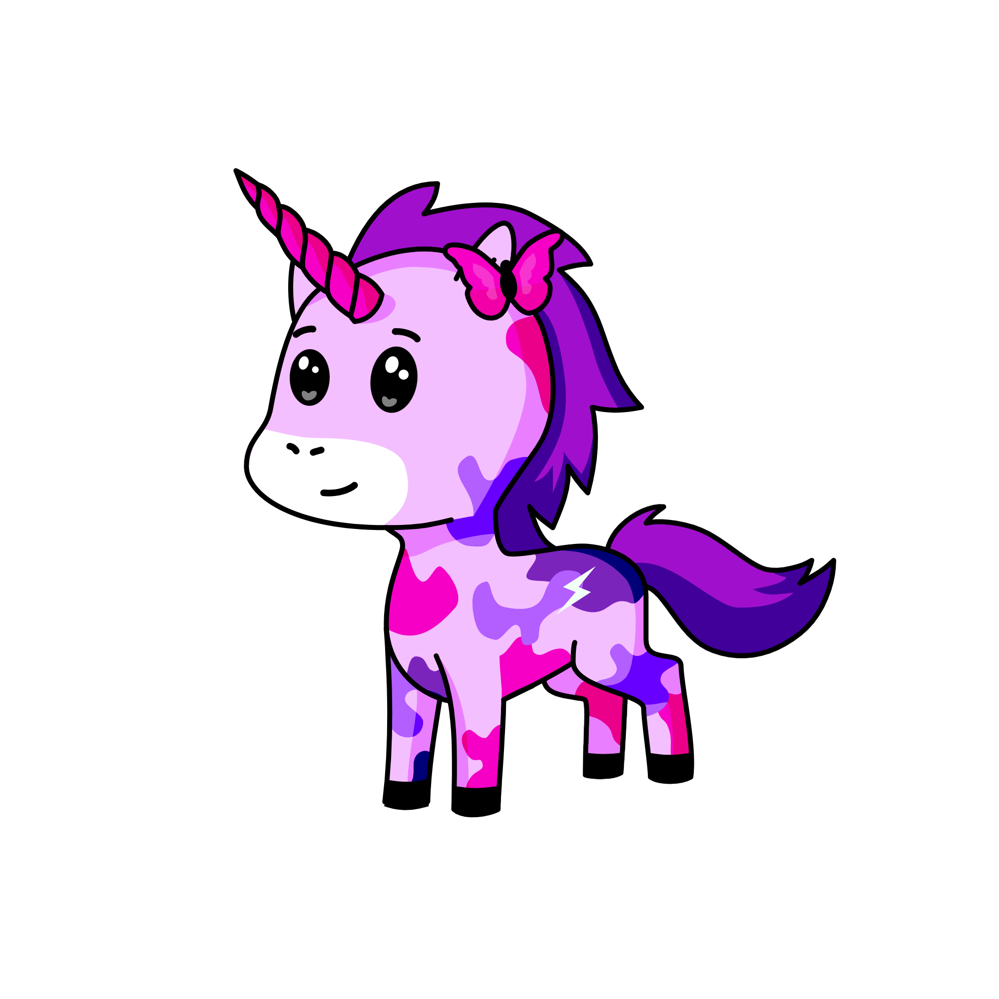 Pinky, the unicorn