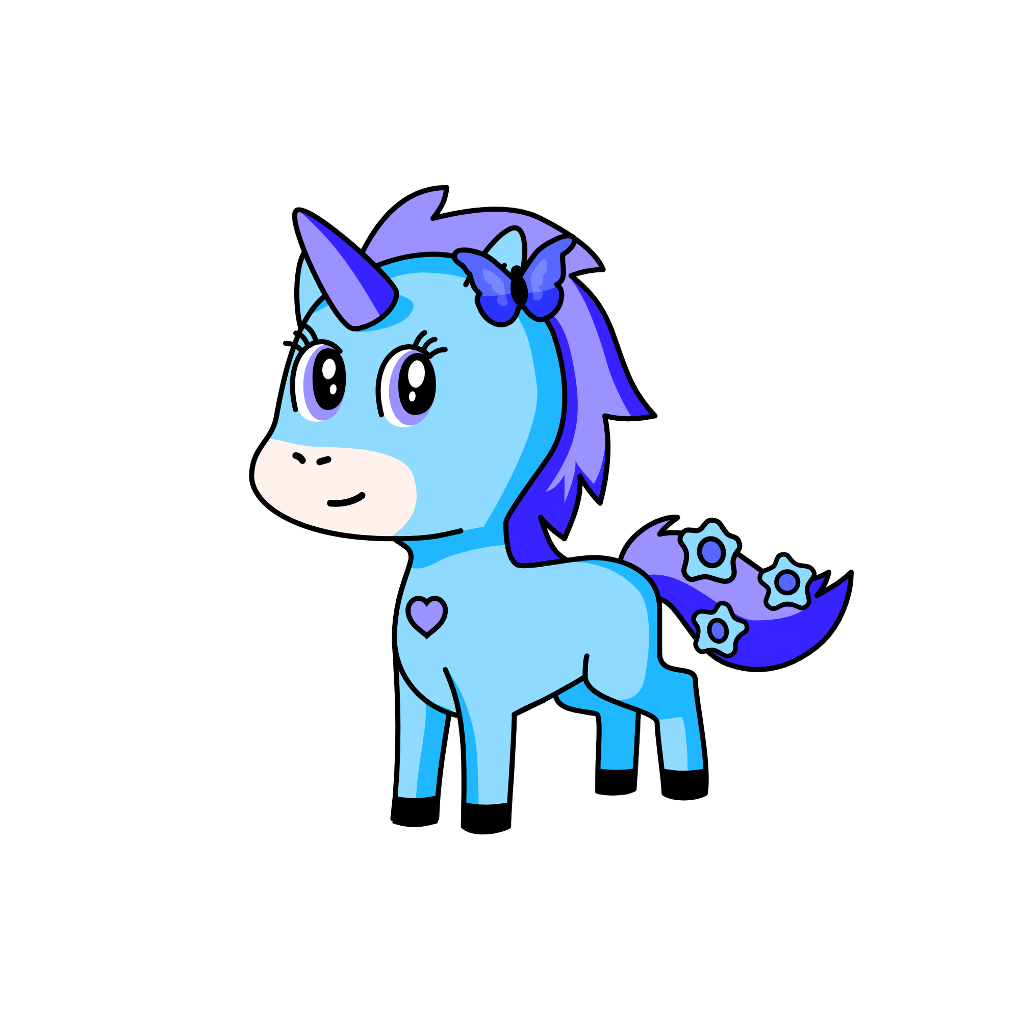 Stitch, the unicorn