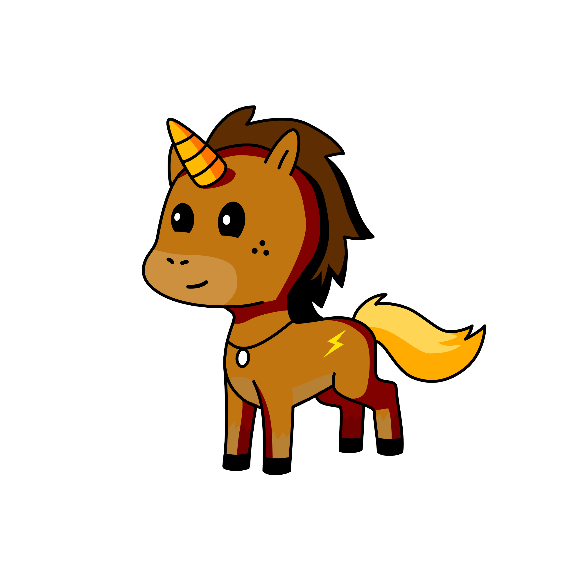 brownie, the unicorn
