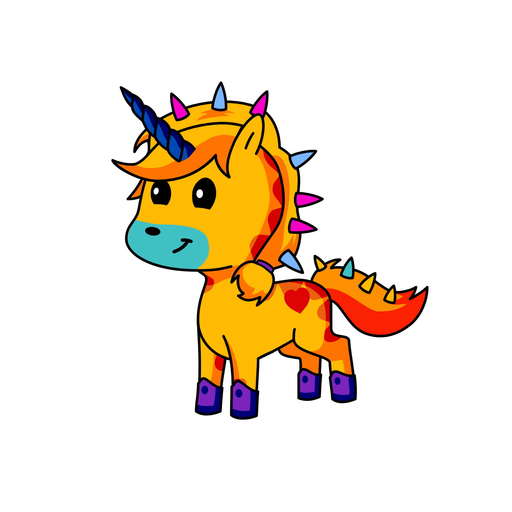 Sunset Sand, the unicorn