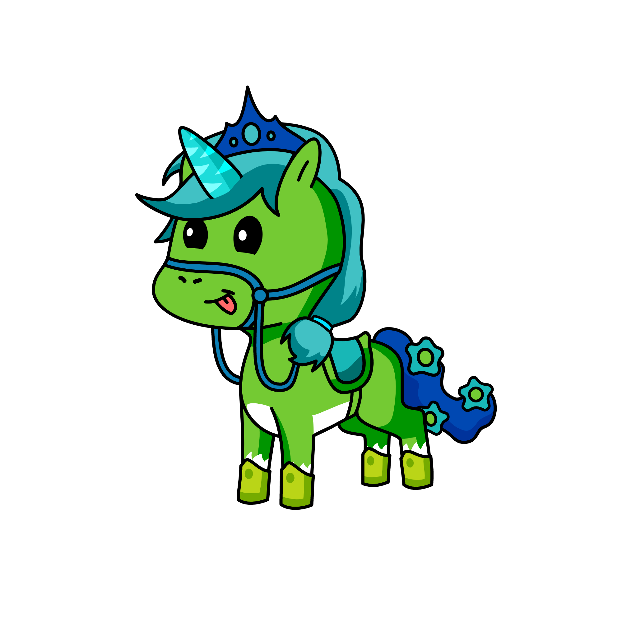 Grassa, the unicorn