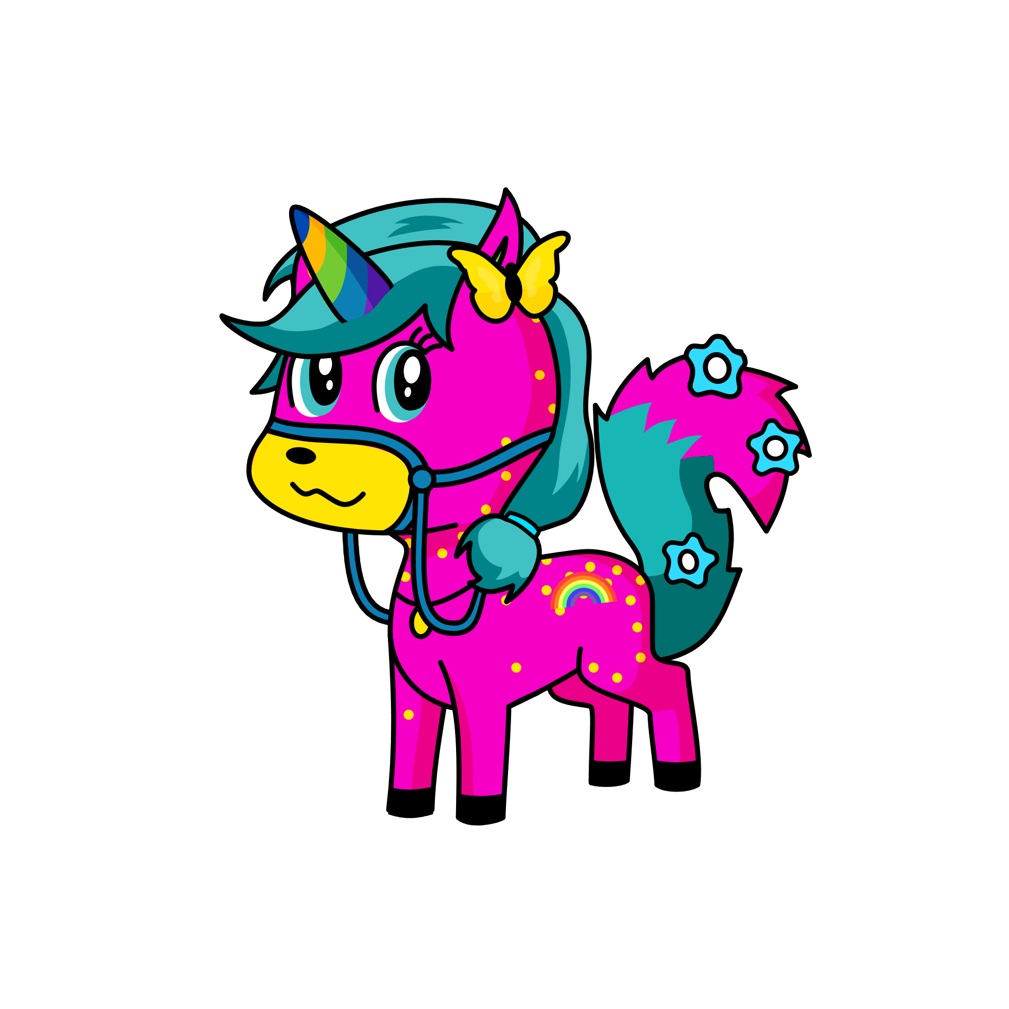 Melody, the unicorn