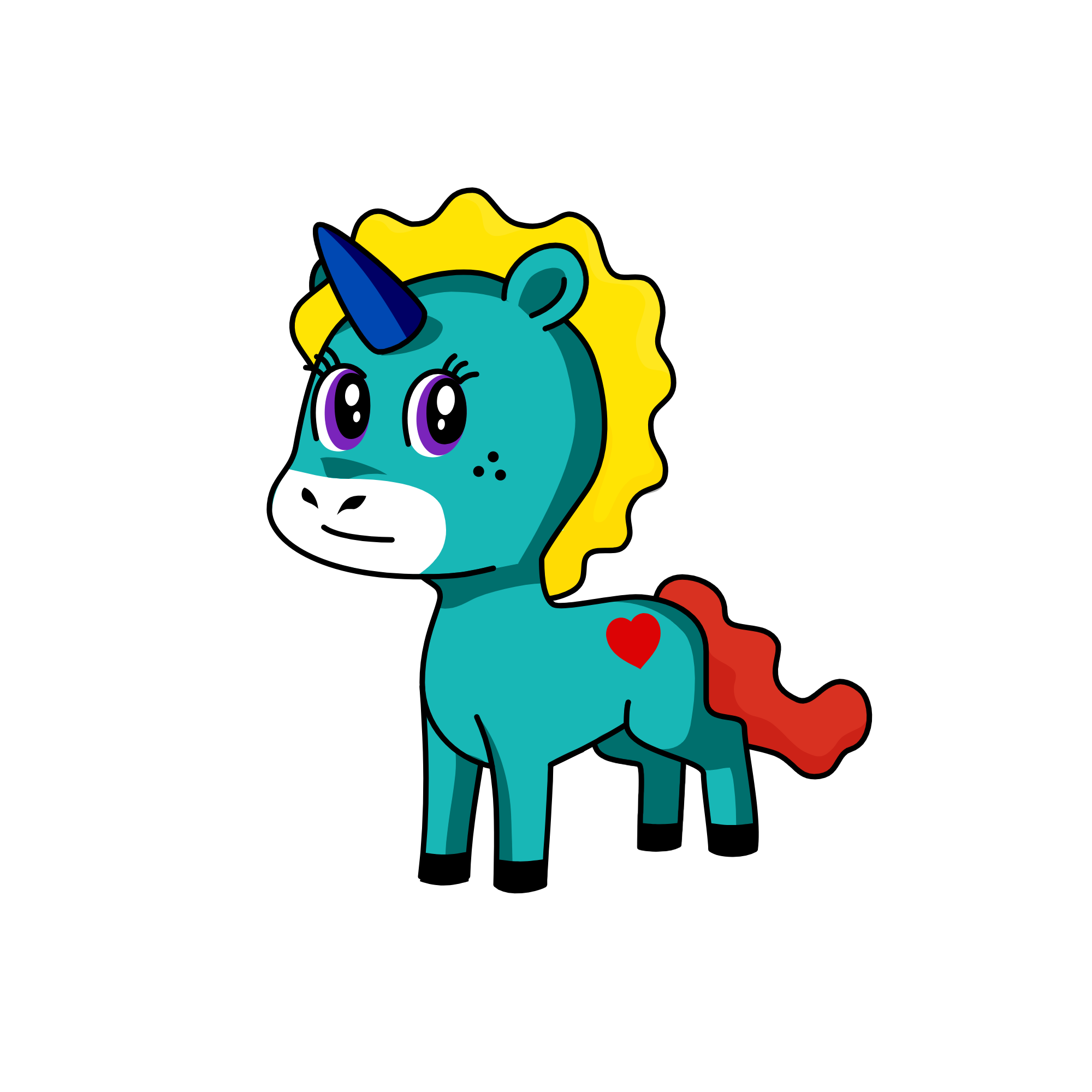 Gay, the unicorn