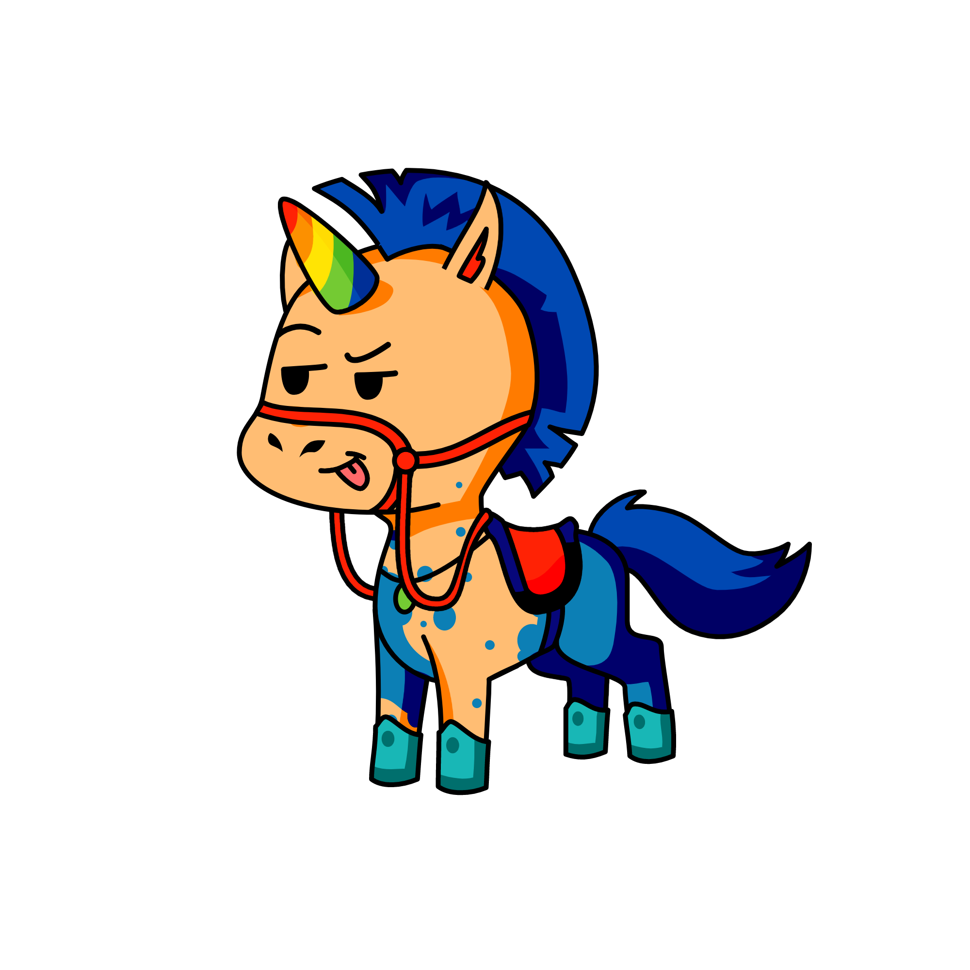 Pride'n'Stride, the unicorn