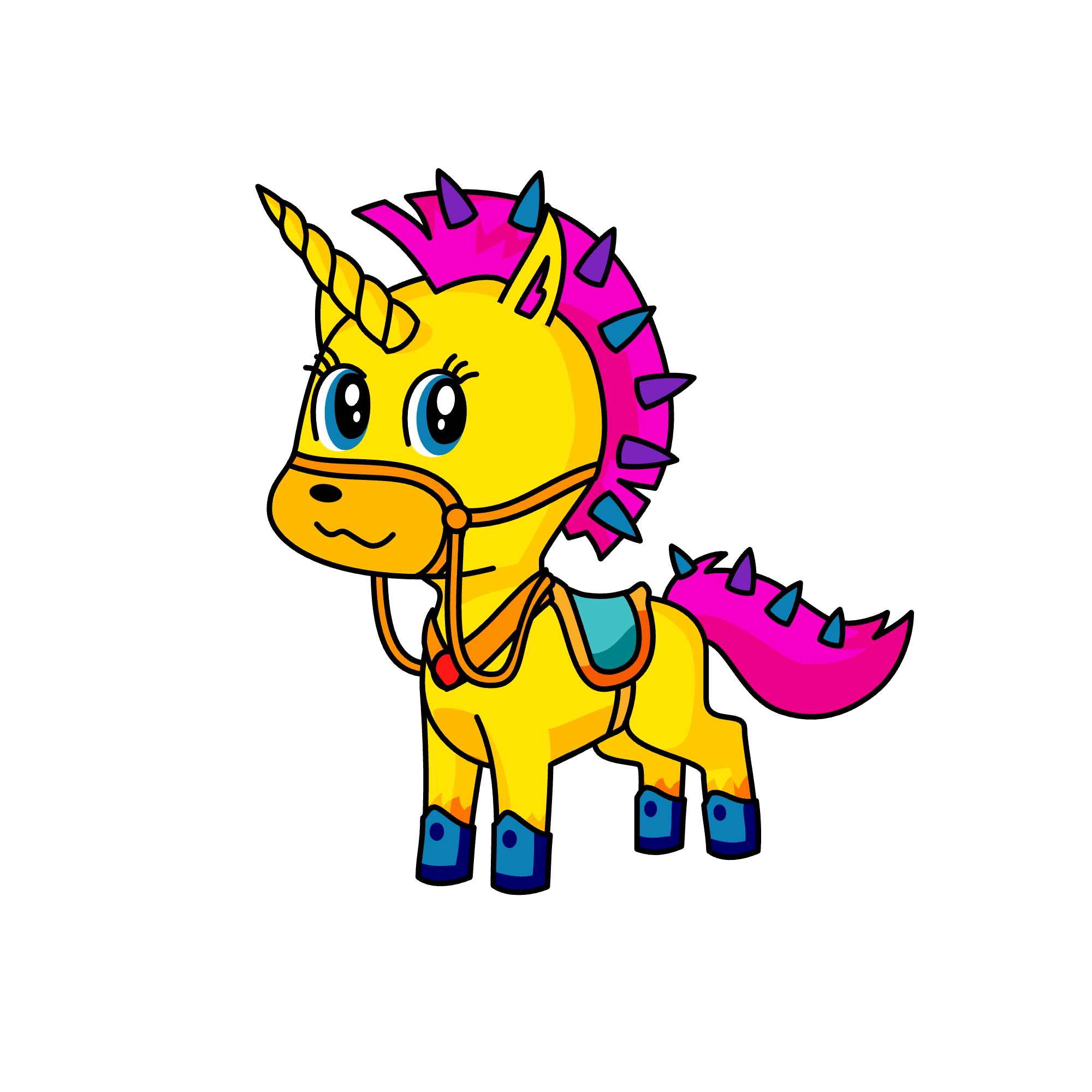 Spacey, the unicorn