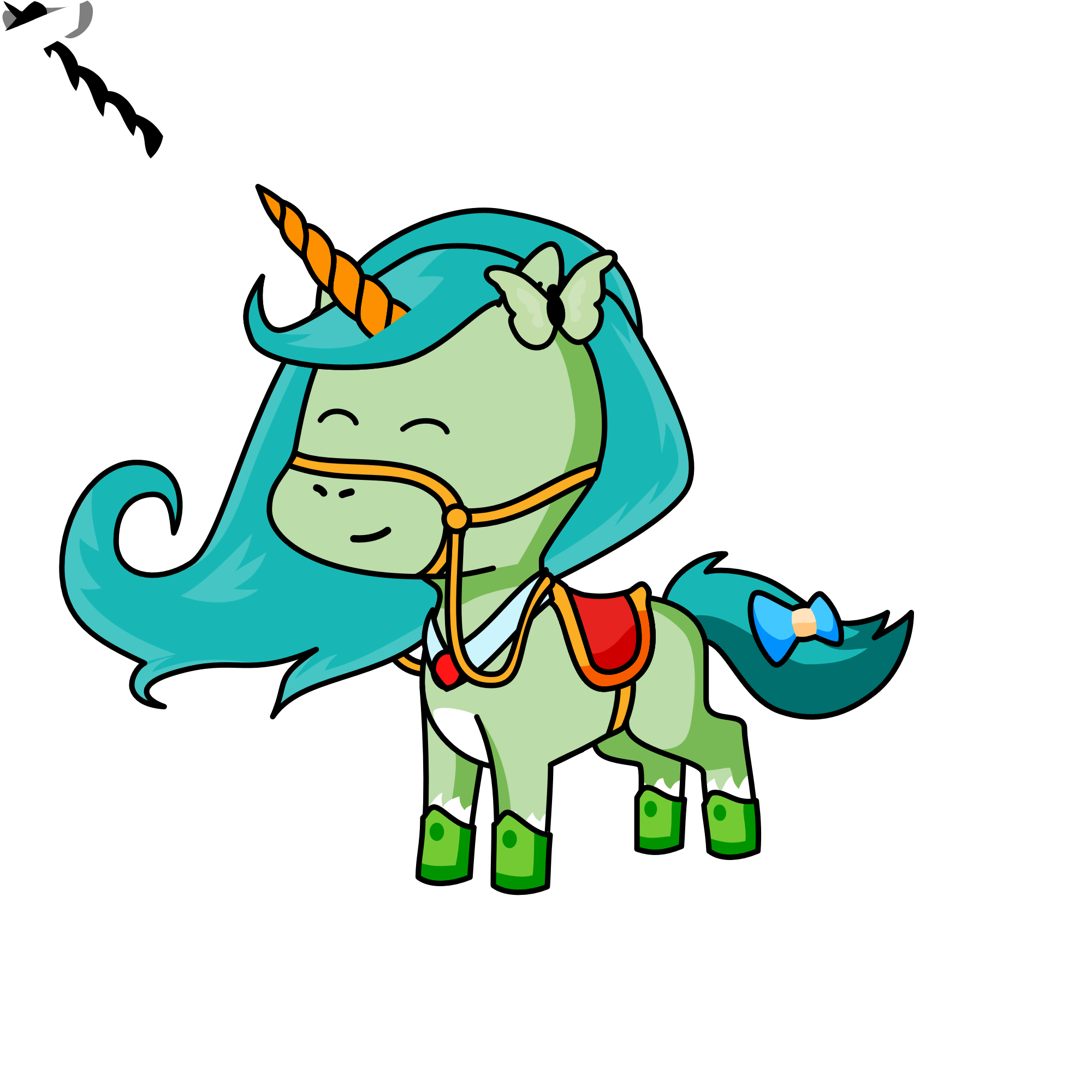 f, the unicorn