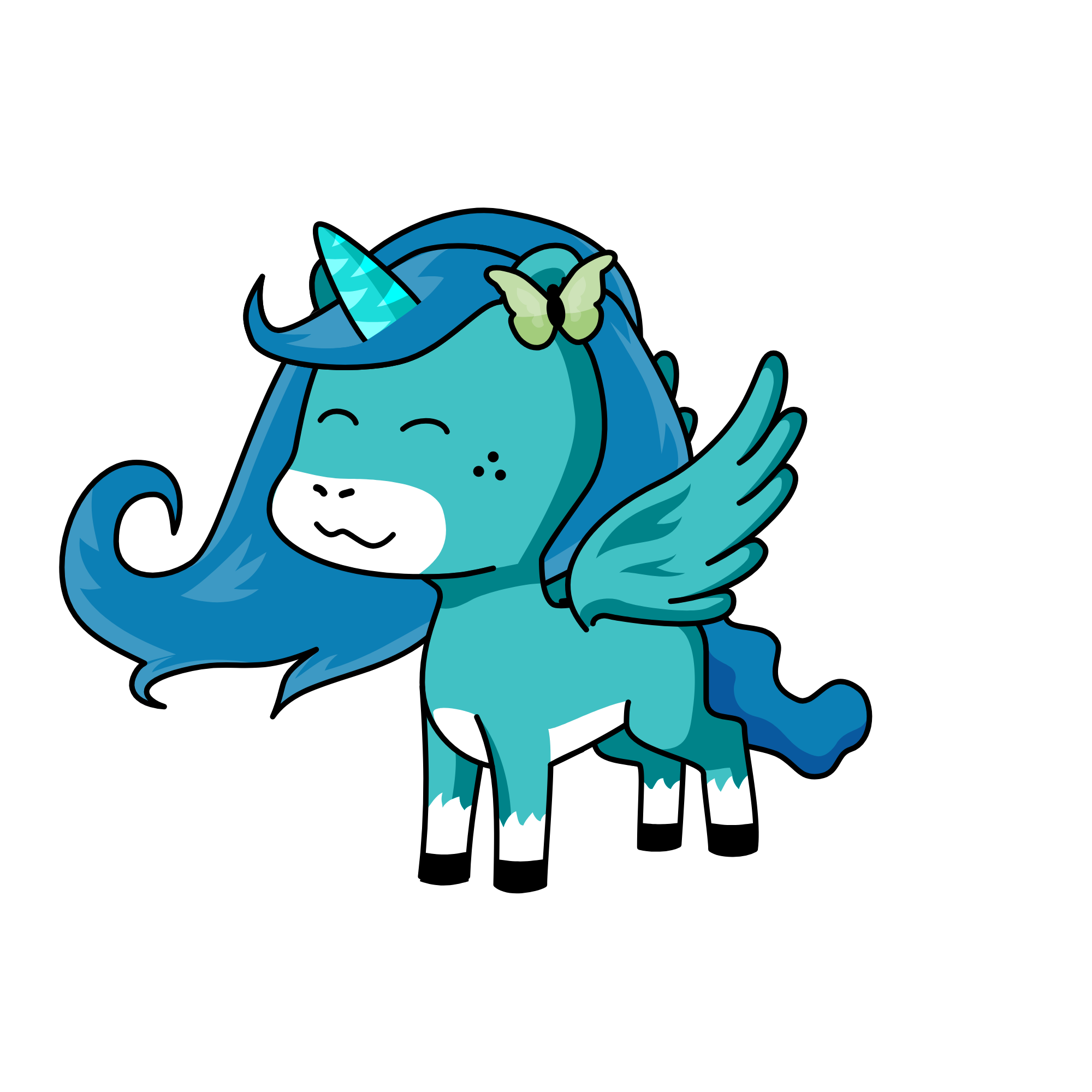 Queen Butterbee, the unicorn