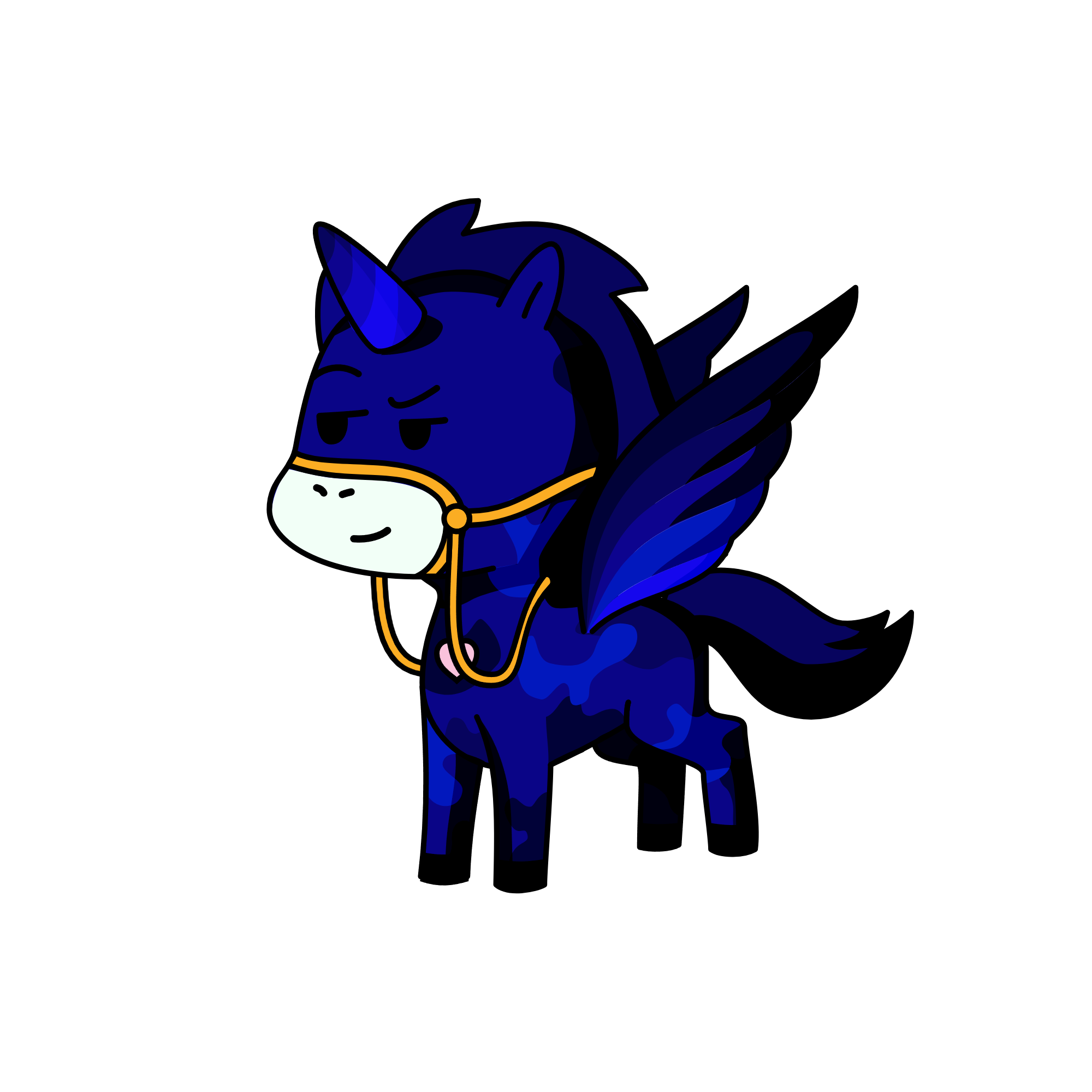 Midnighty, the unicorn