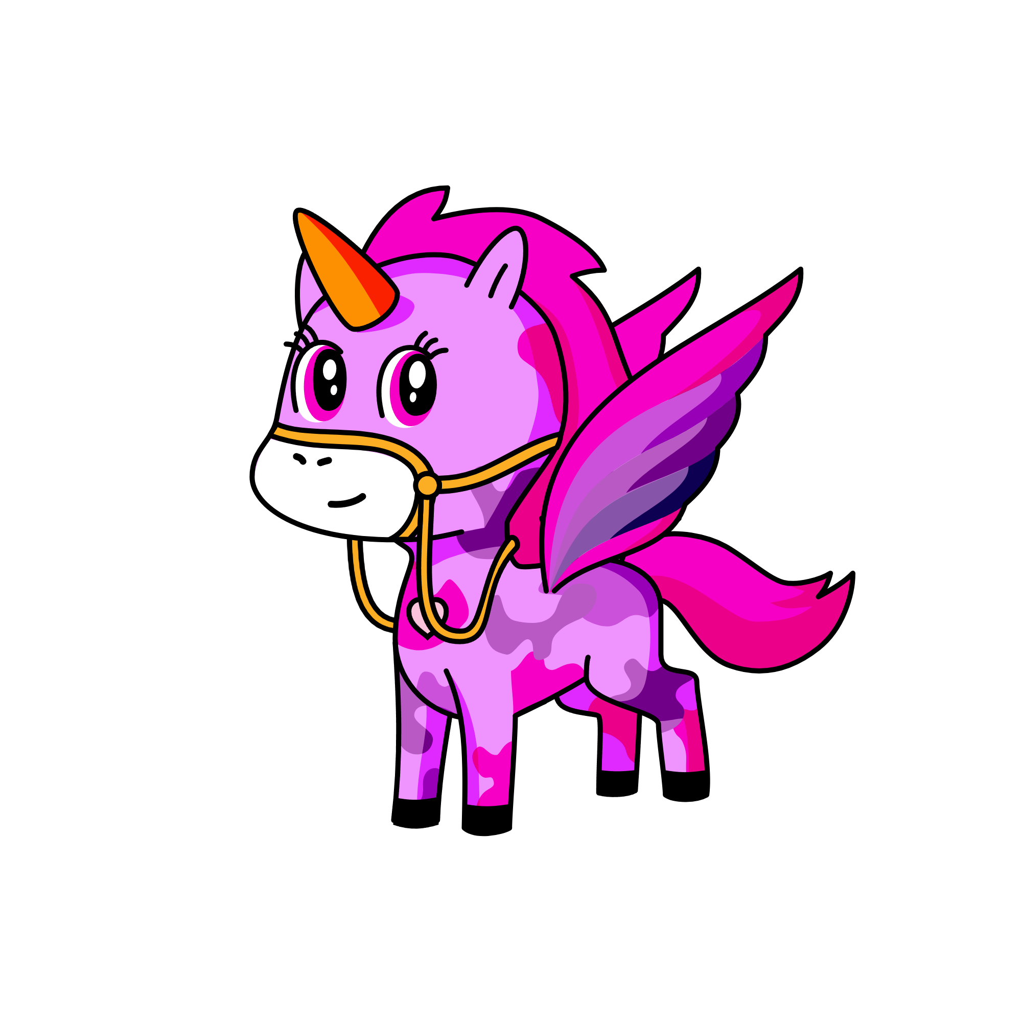 Pinky, the unicorn