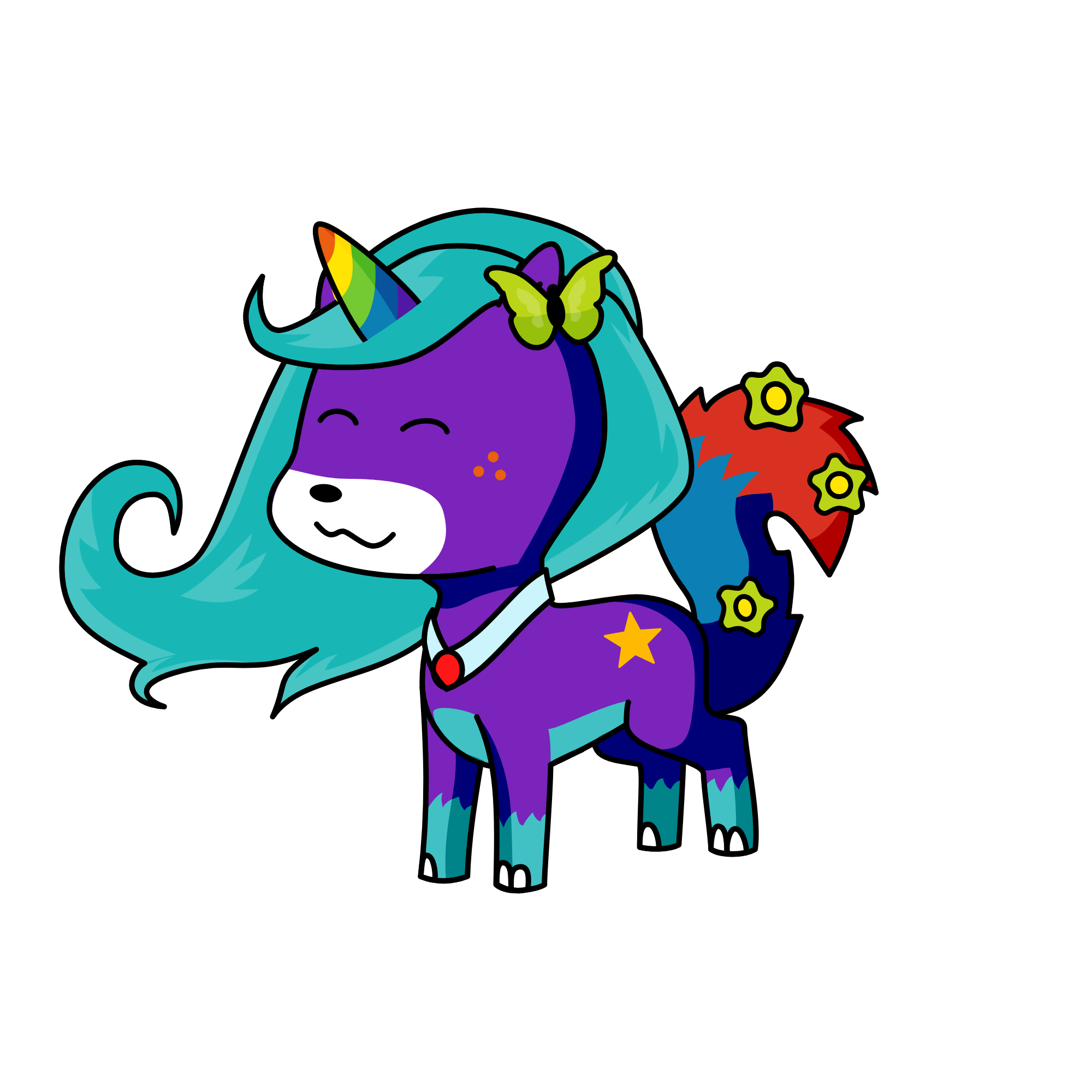 Cutie, the unicorn