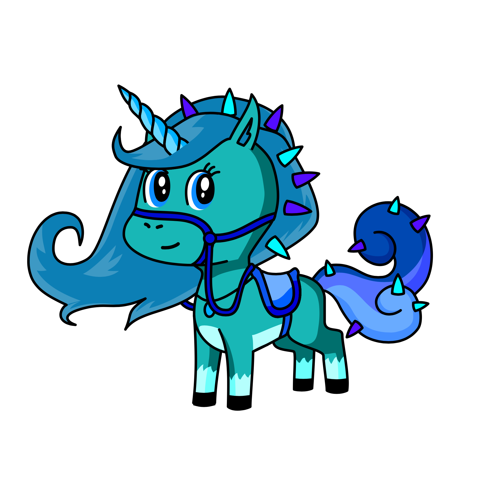 Snowy, the unicorn