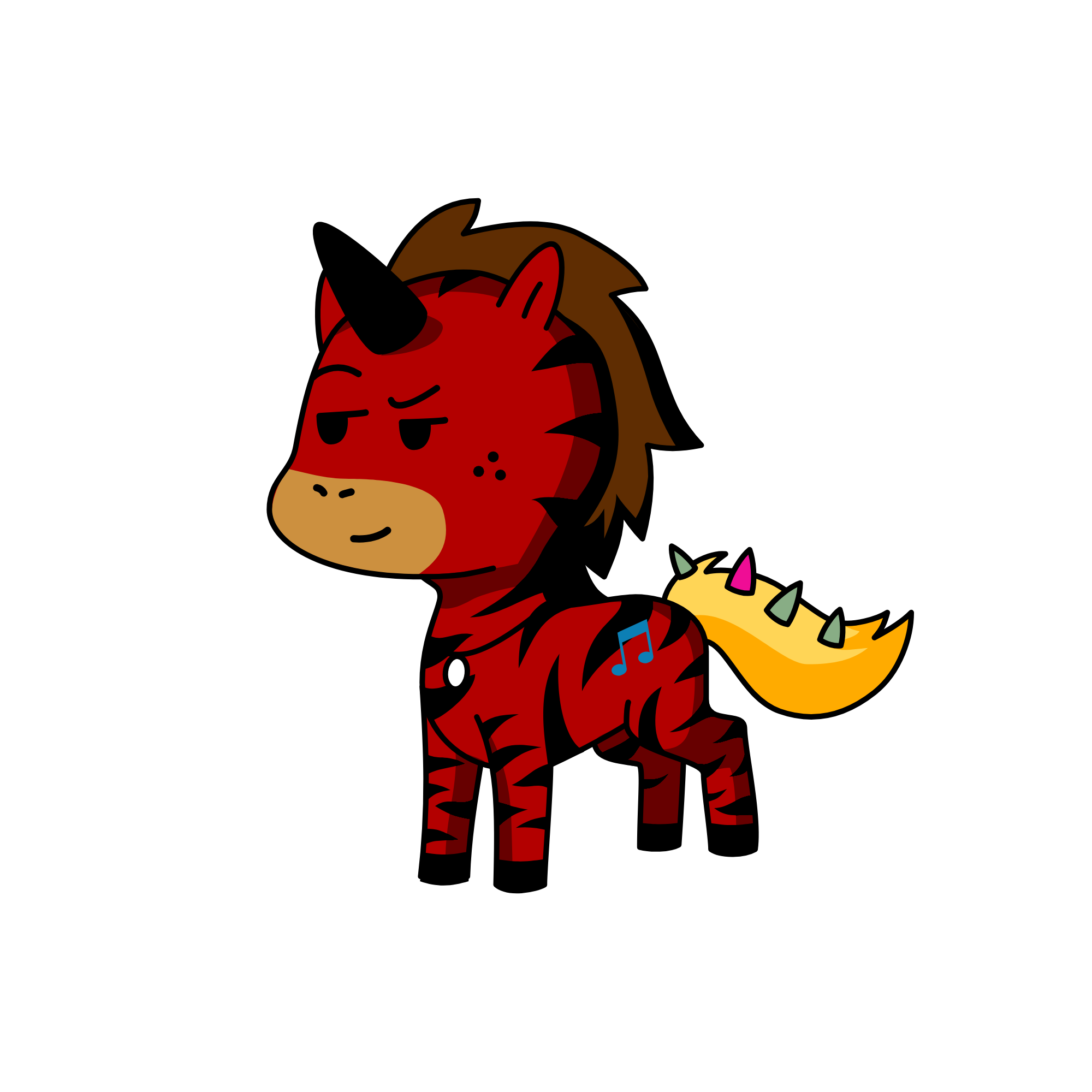 Dooky, the unicorn