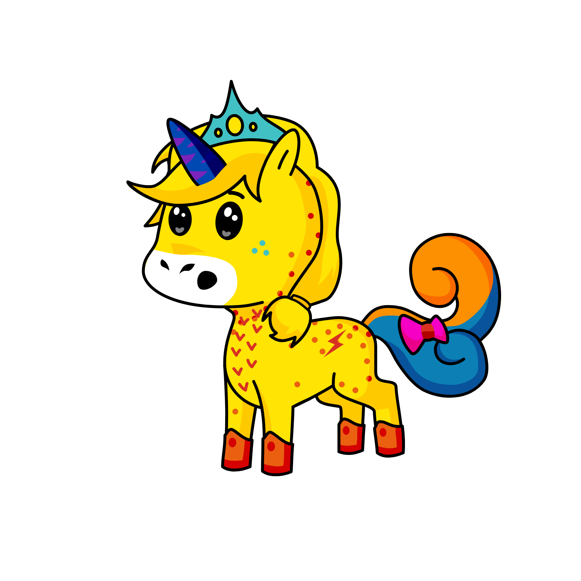 nice horses, the unicorn