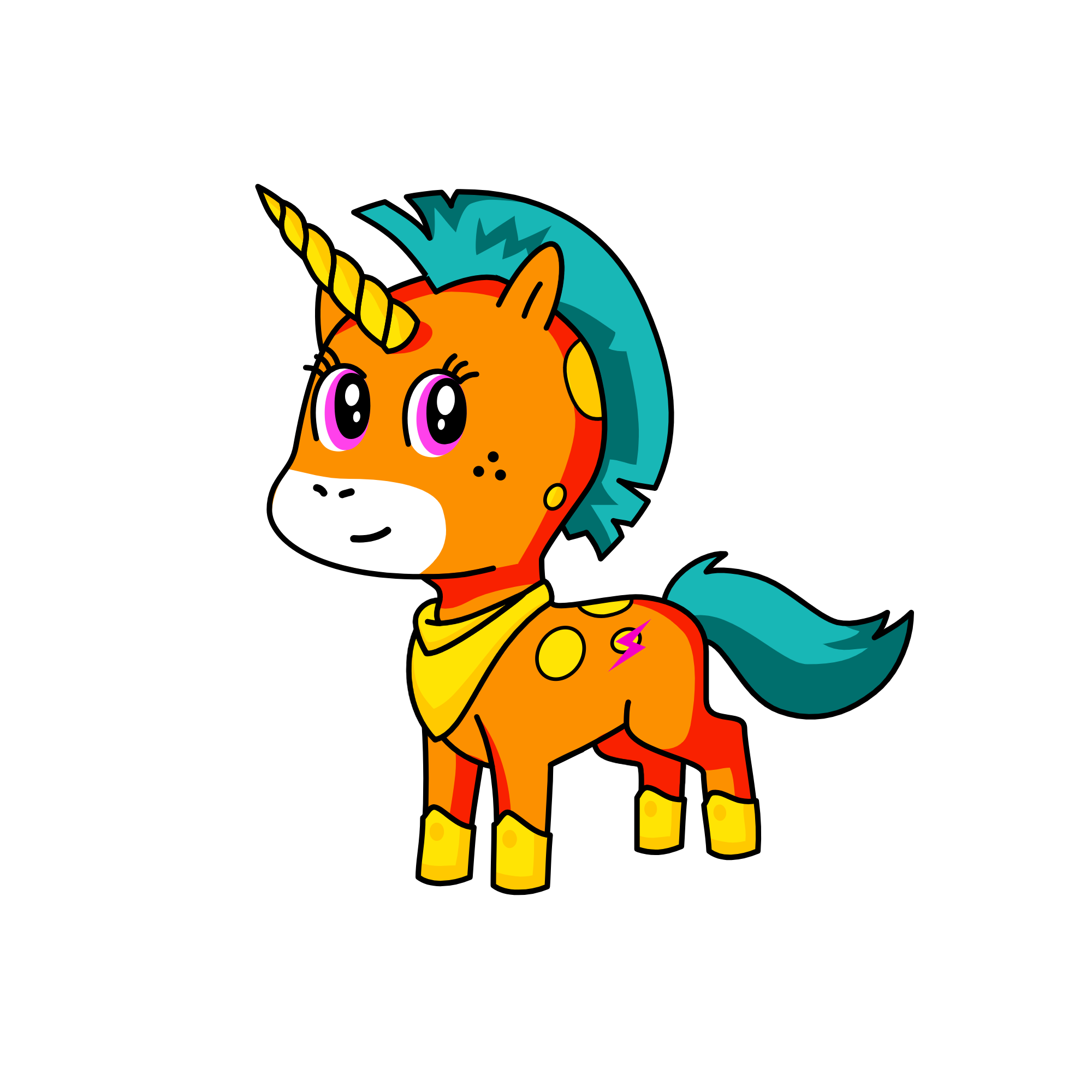 SUPER UNICORN, the unicorn