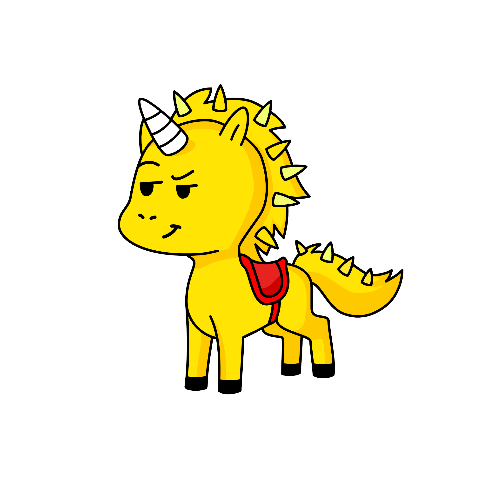 BART SIMPSON, the unicorn
