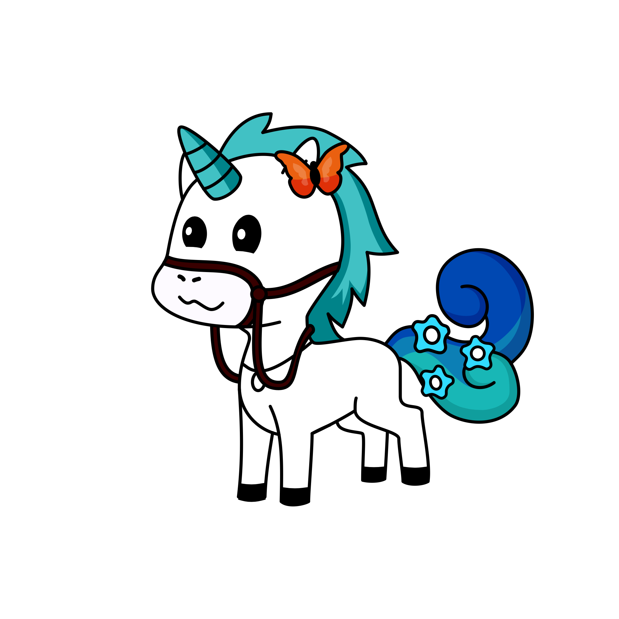 Aqua, the unicorn