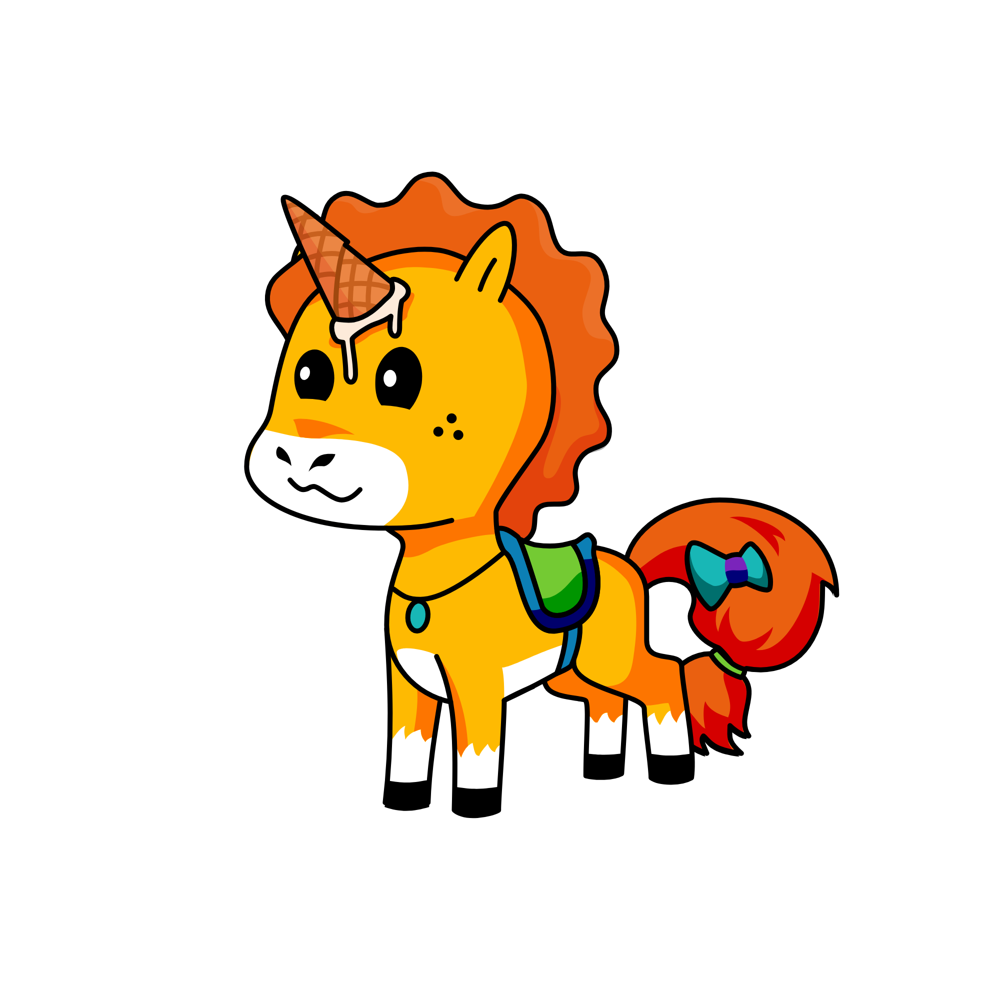 Unicus Buckacus, the unicorn