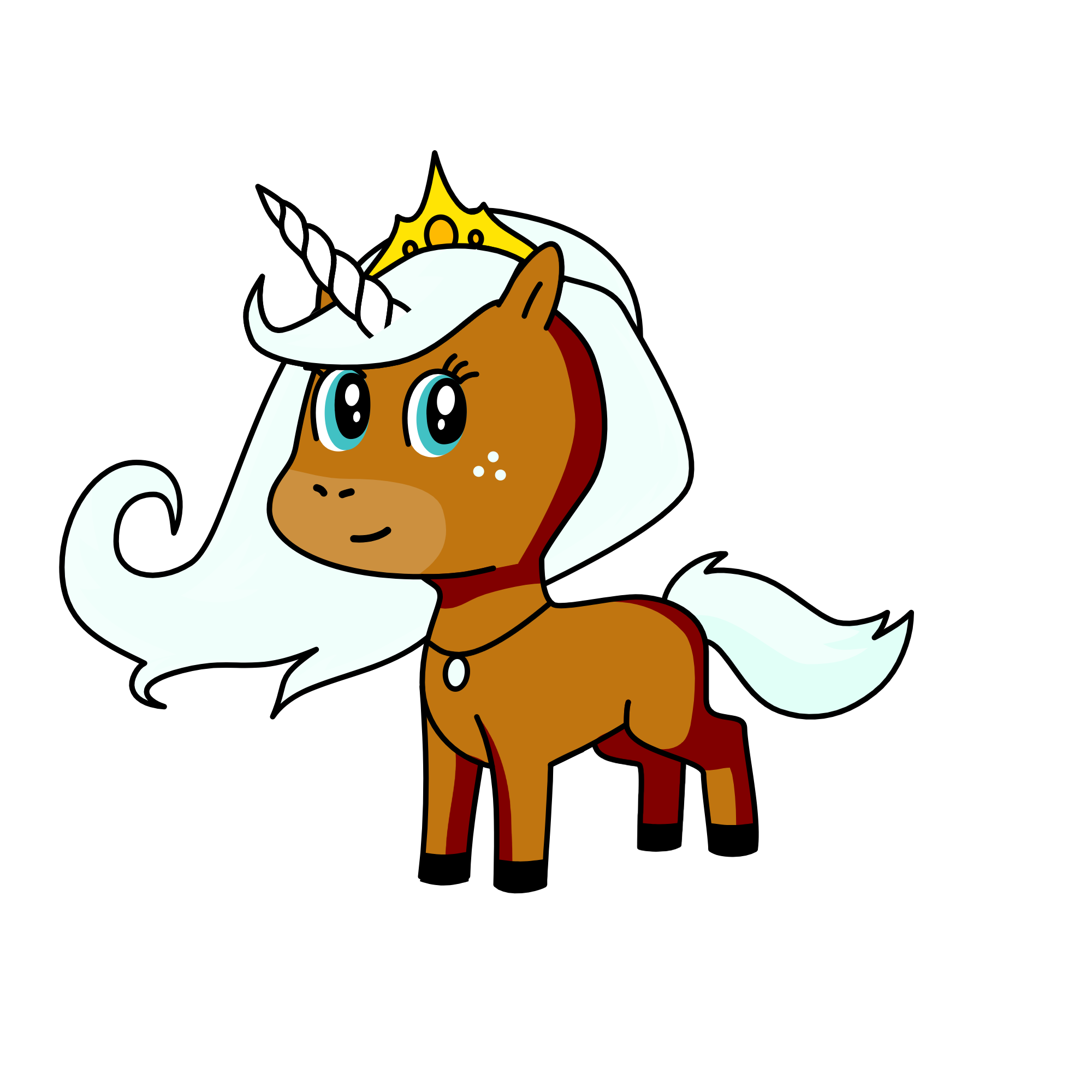 crystal, the unicorn
