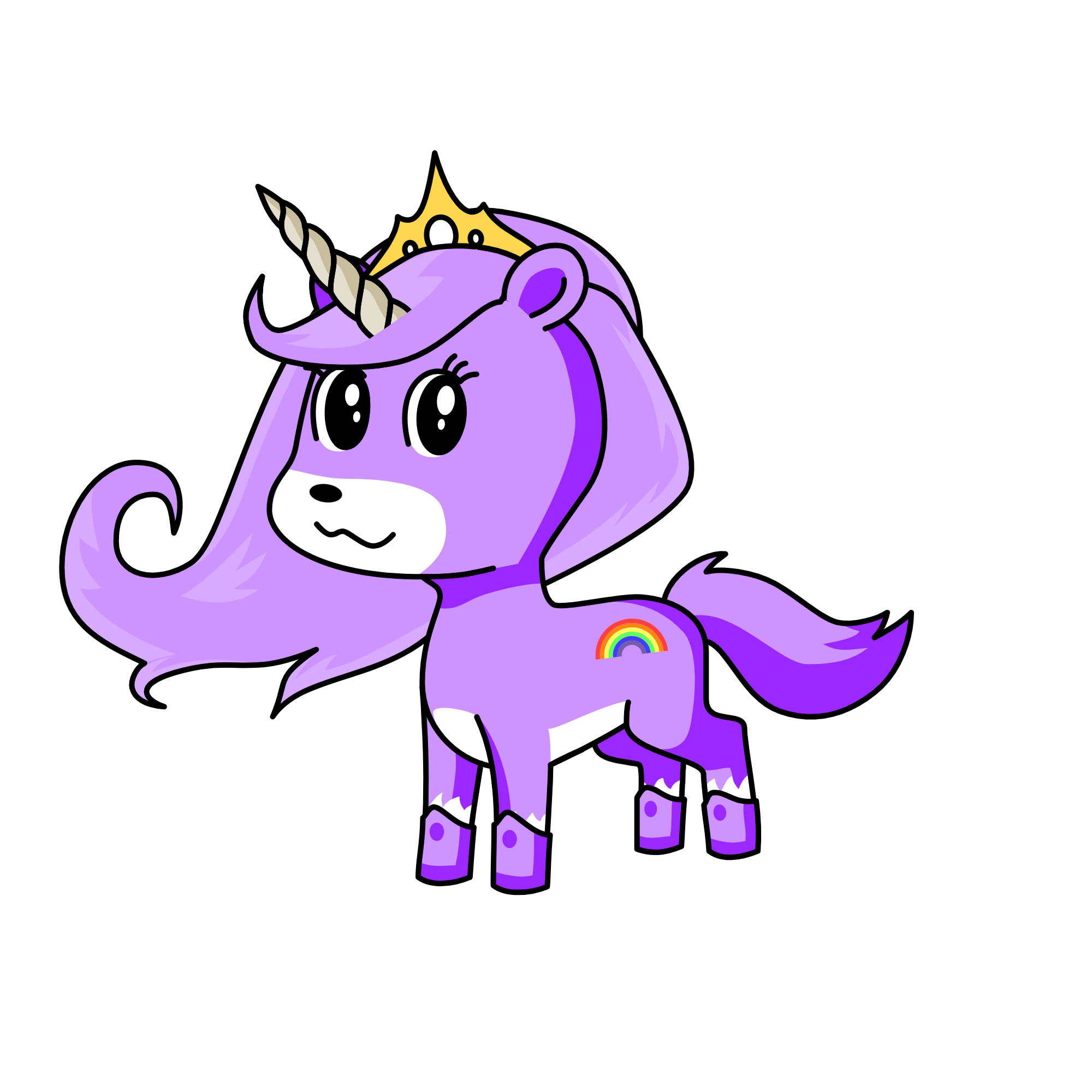 Marshmallow, the unicorn