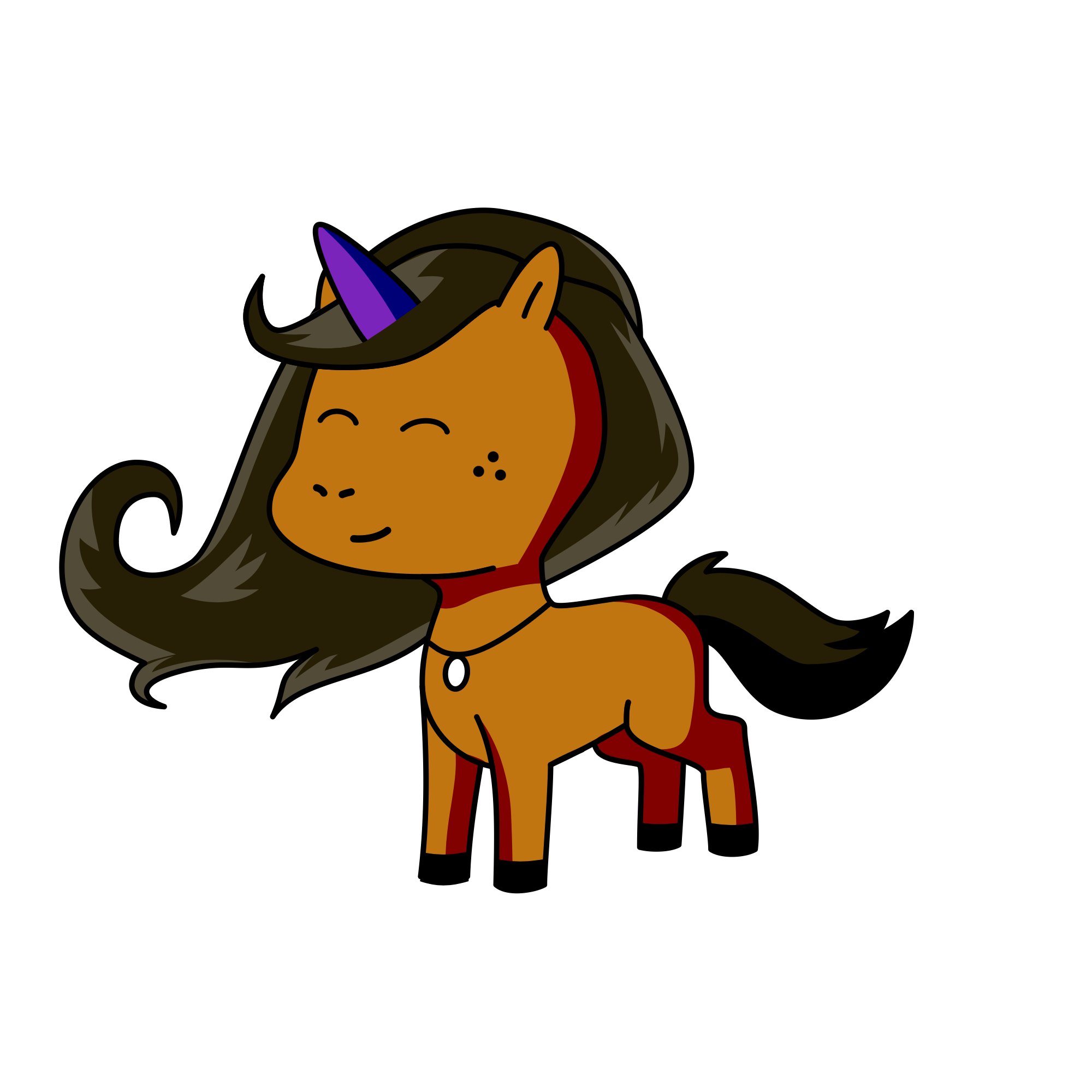 Arllie, the unicorn
