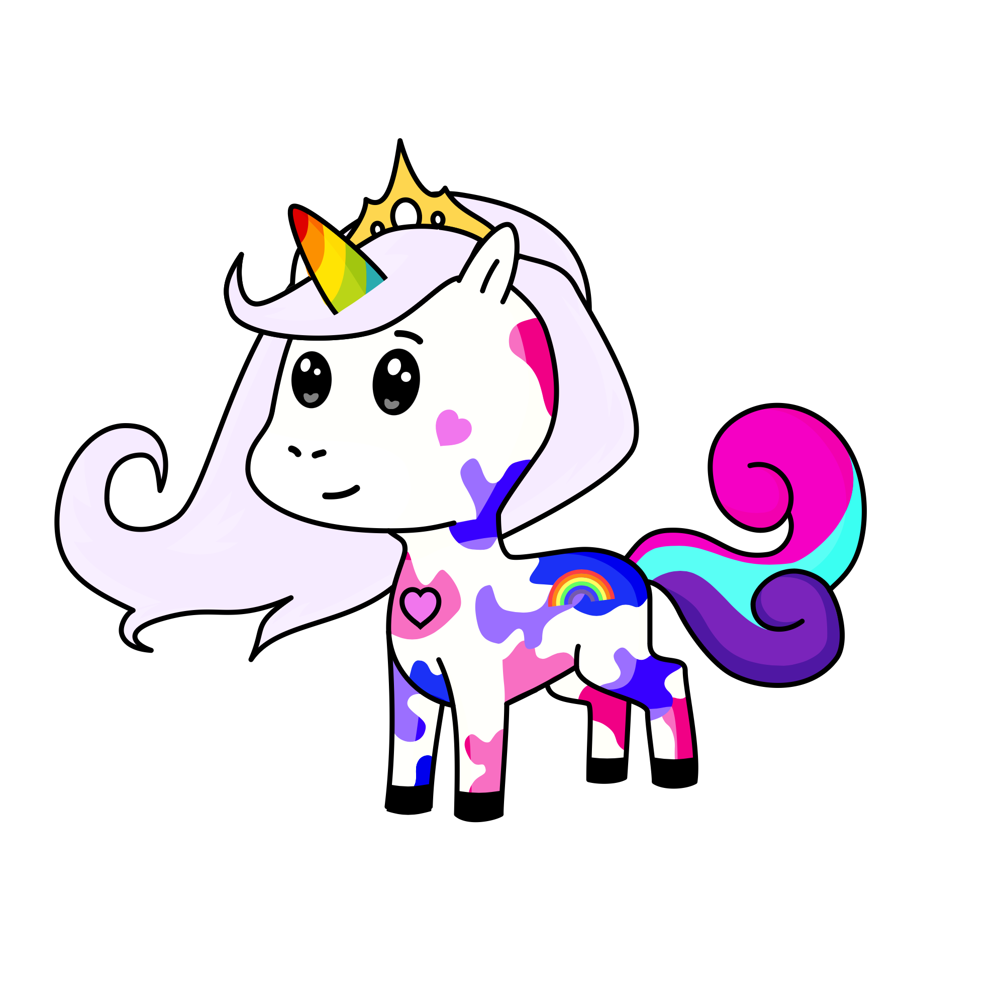 Snowqeen, the unicorn