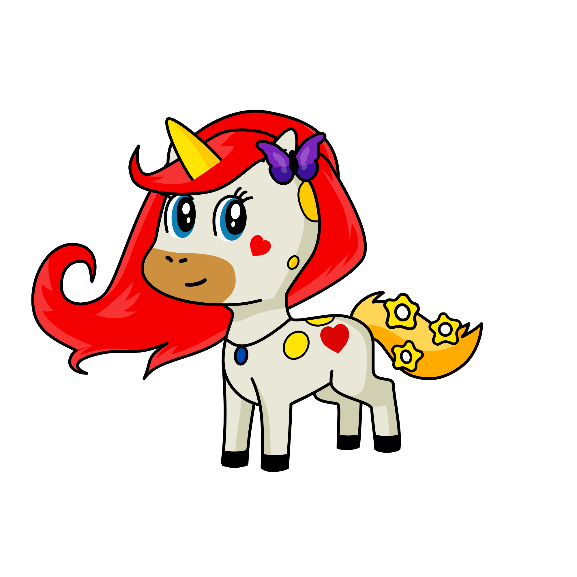 little meraid, the unicorn