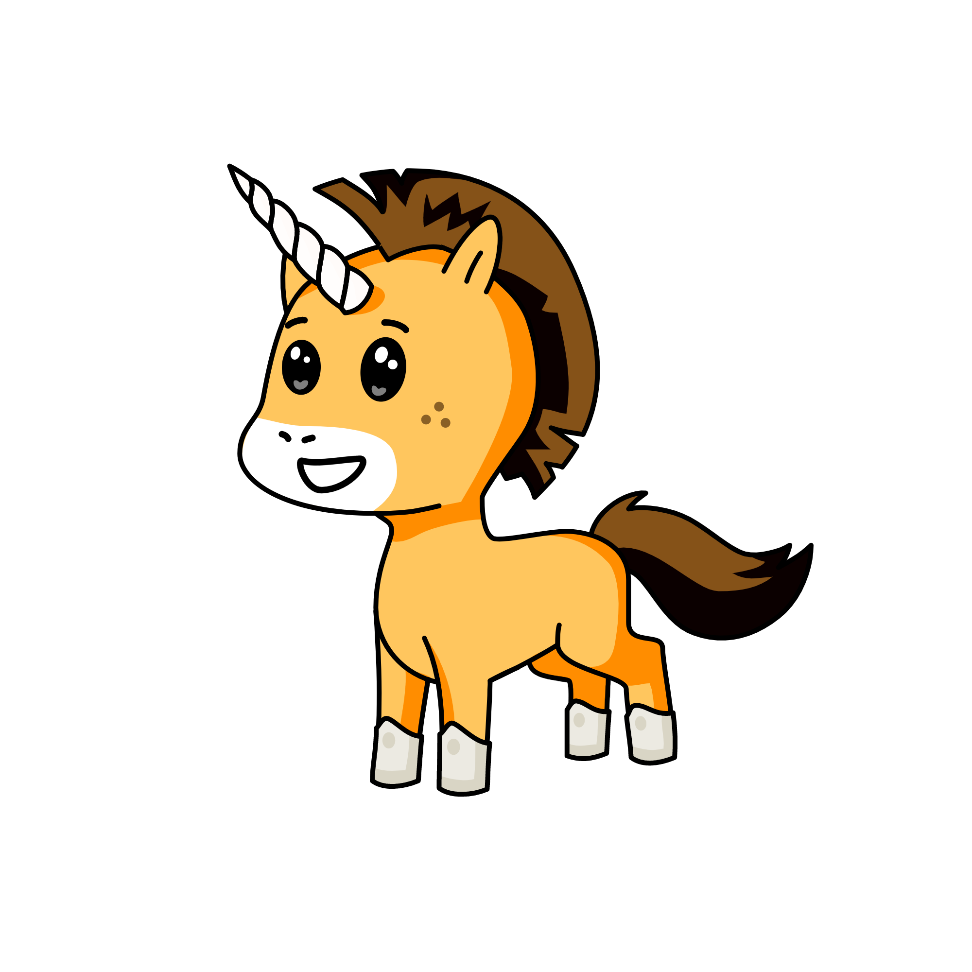 human, the unicorn