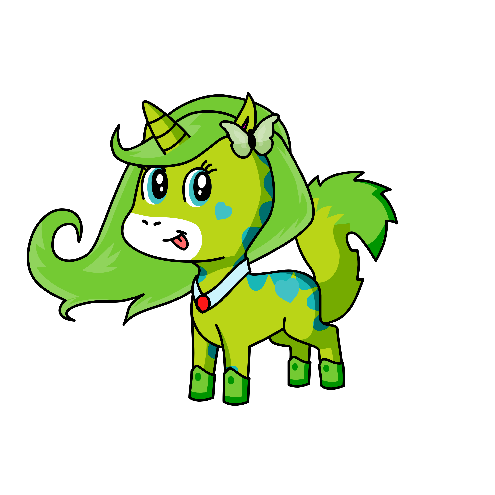 Yasmine, the unicorn