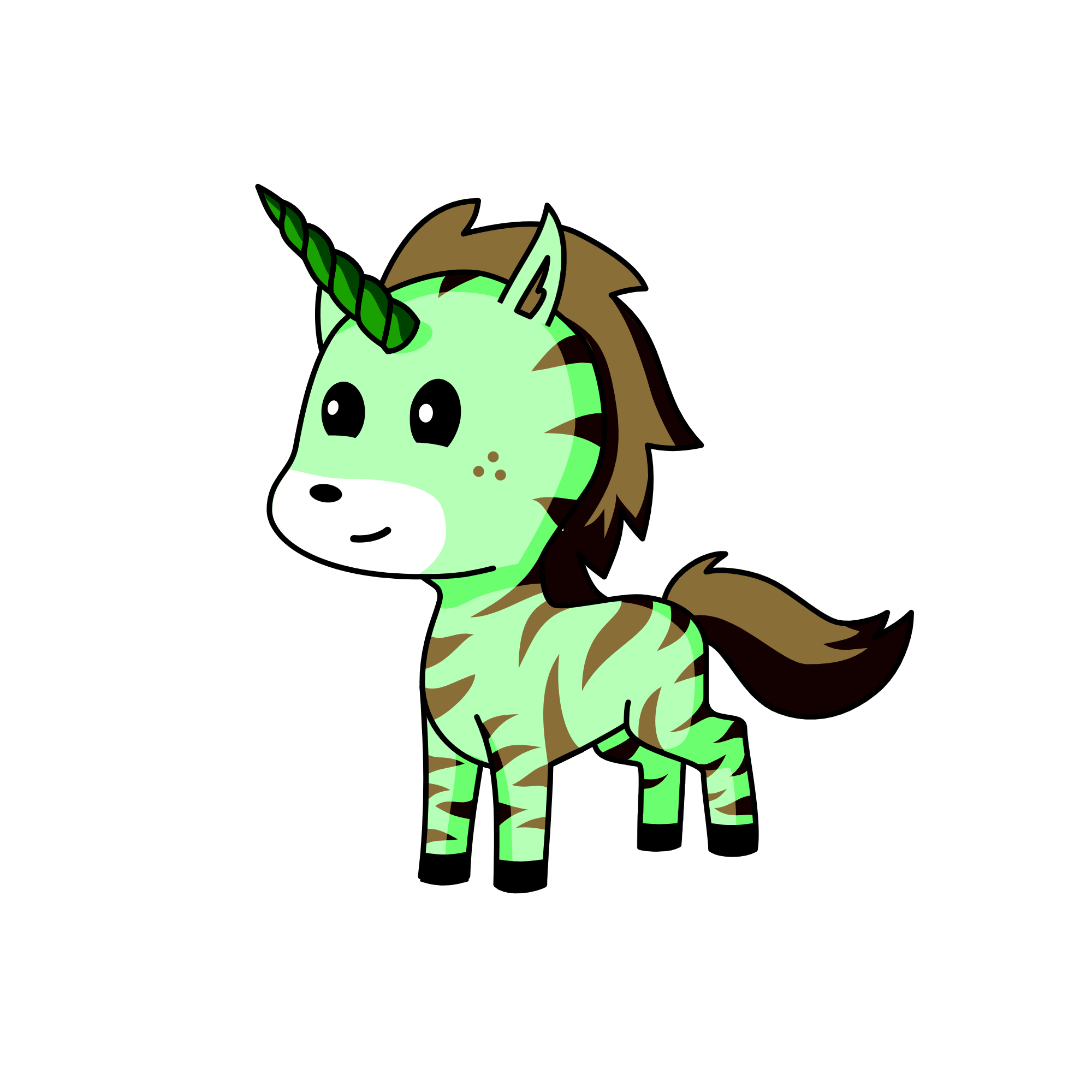 choco mint, the unicorn