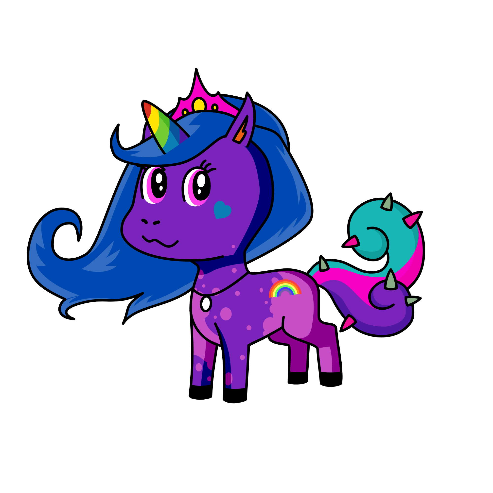 Princess Spacecorn, the unicorn