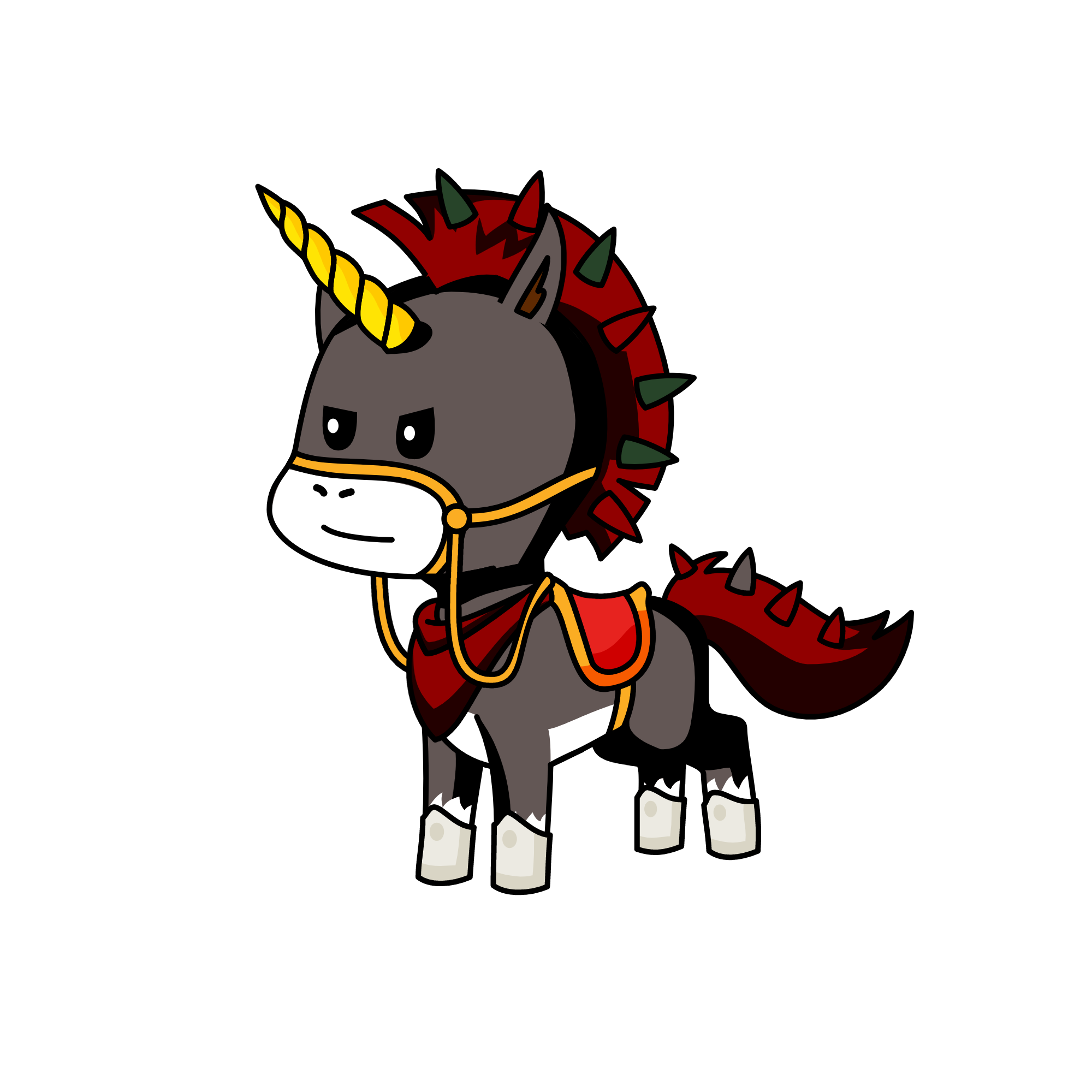 Grim, the unicorn