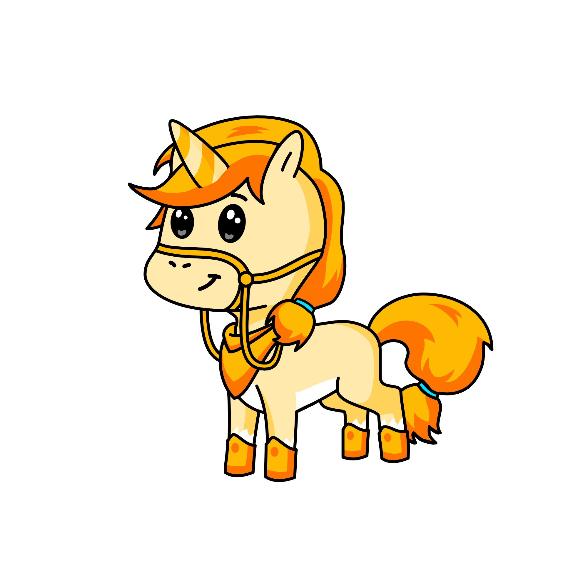 Ange, the unicorn