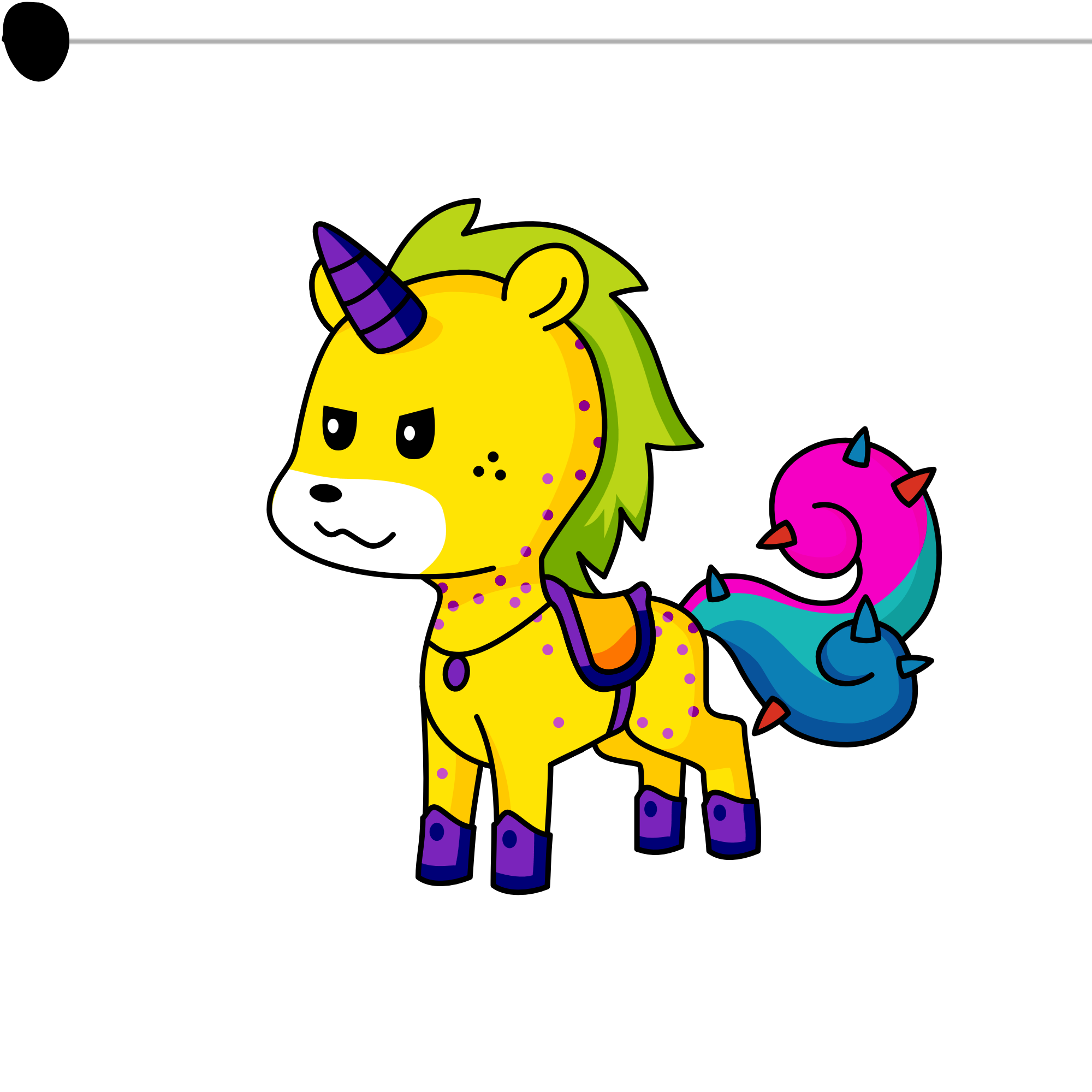 Test, the unicorn