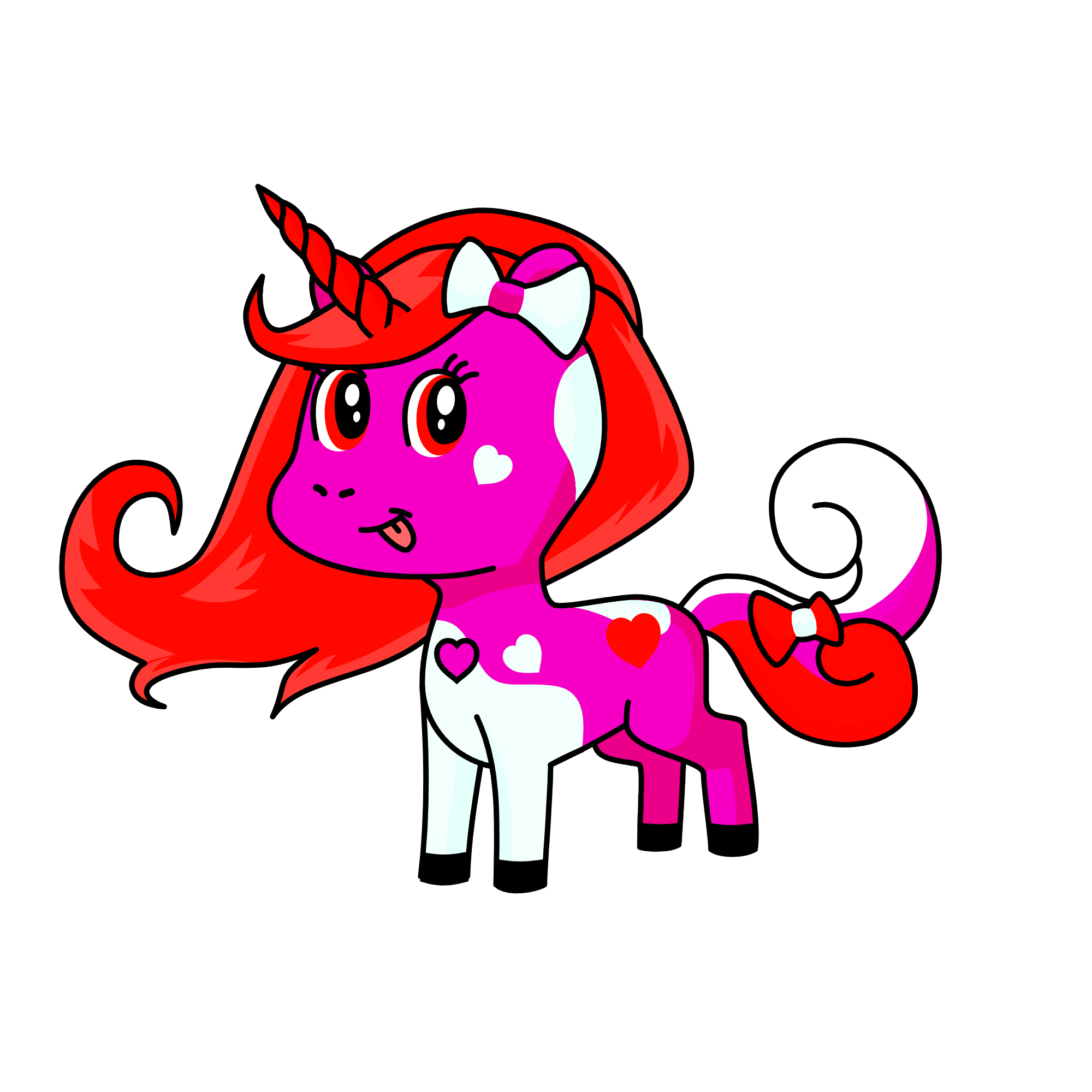 heart💓, the unicorn
