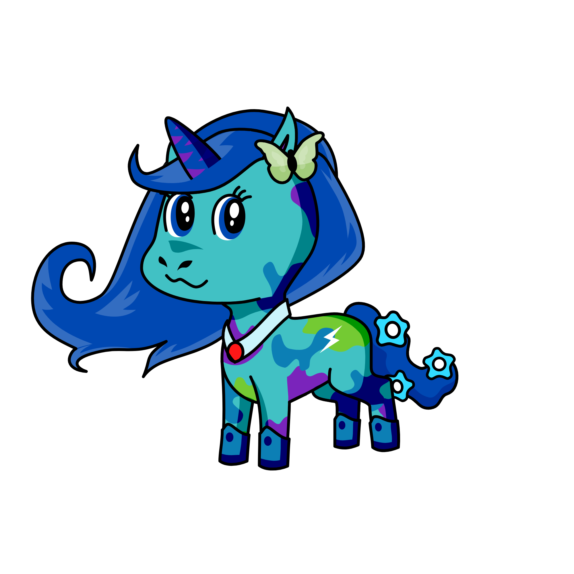 moon, the unicorn
