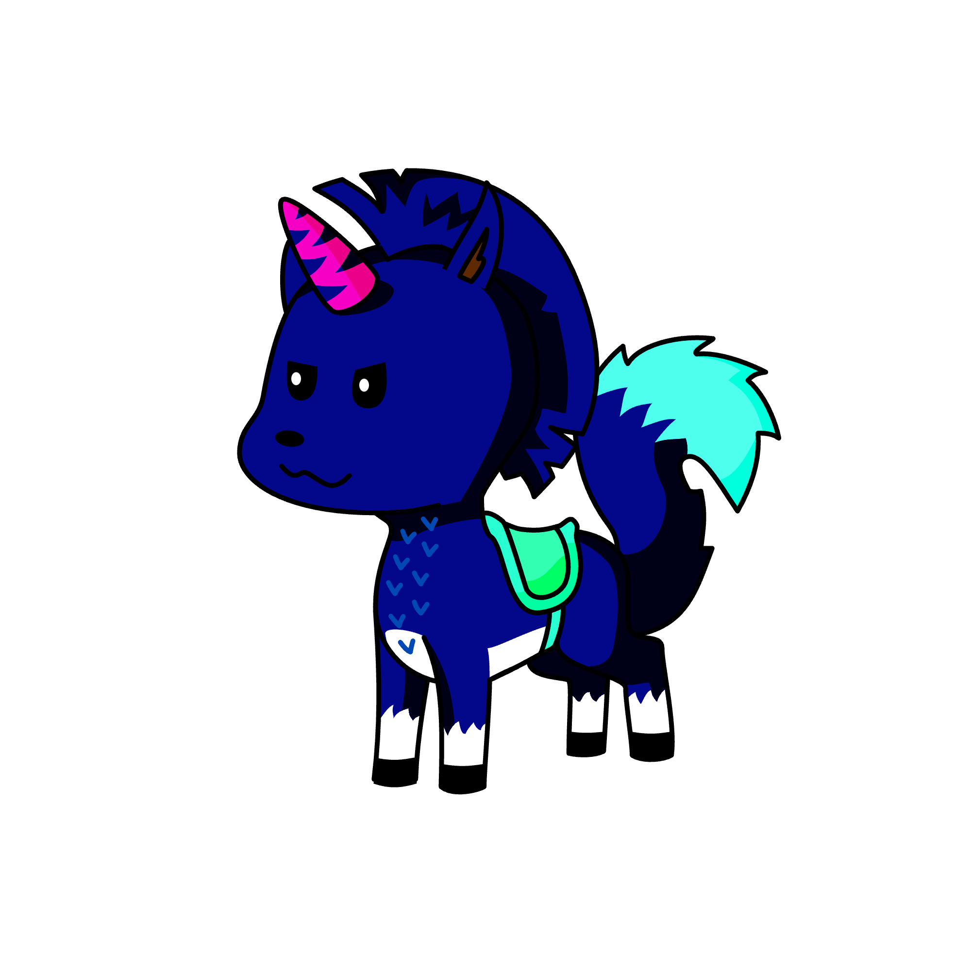 Unisnowfox, the unicorn
