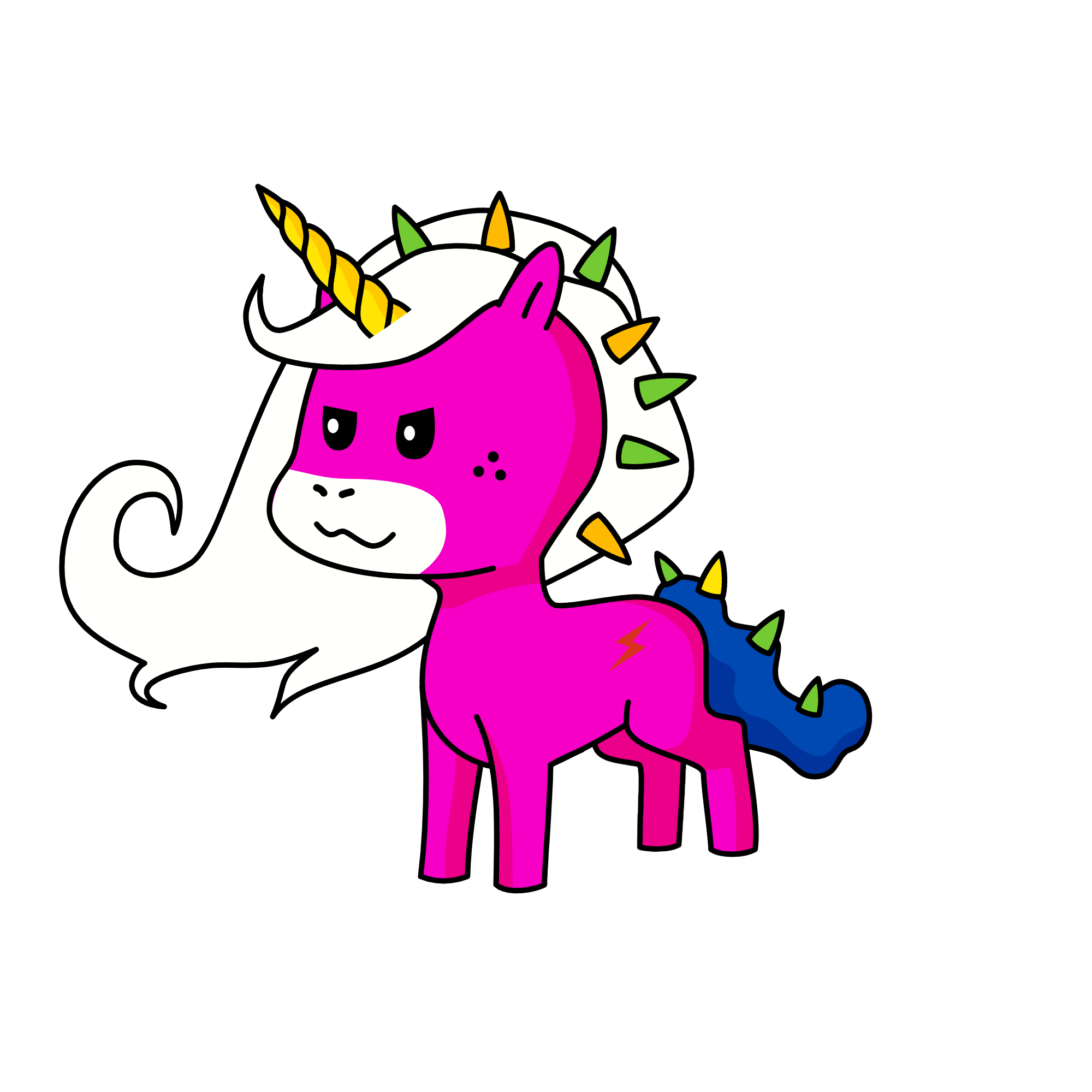 9, the unicorn