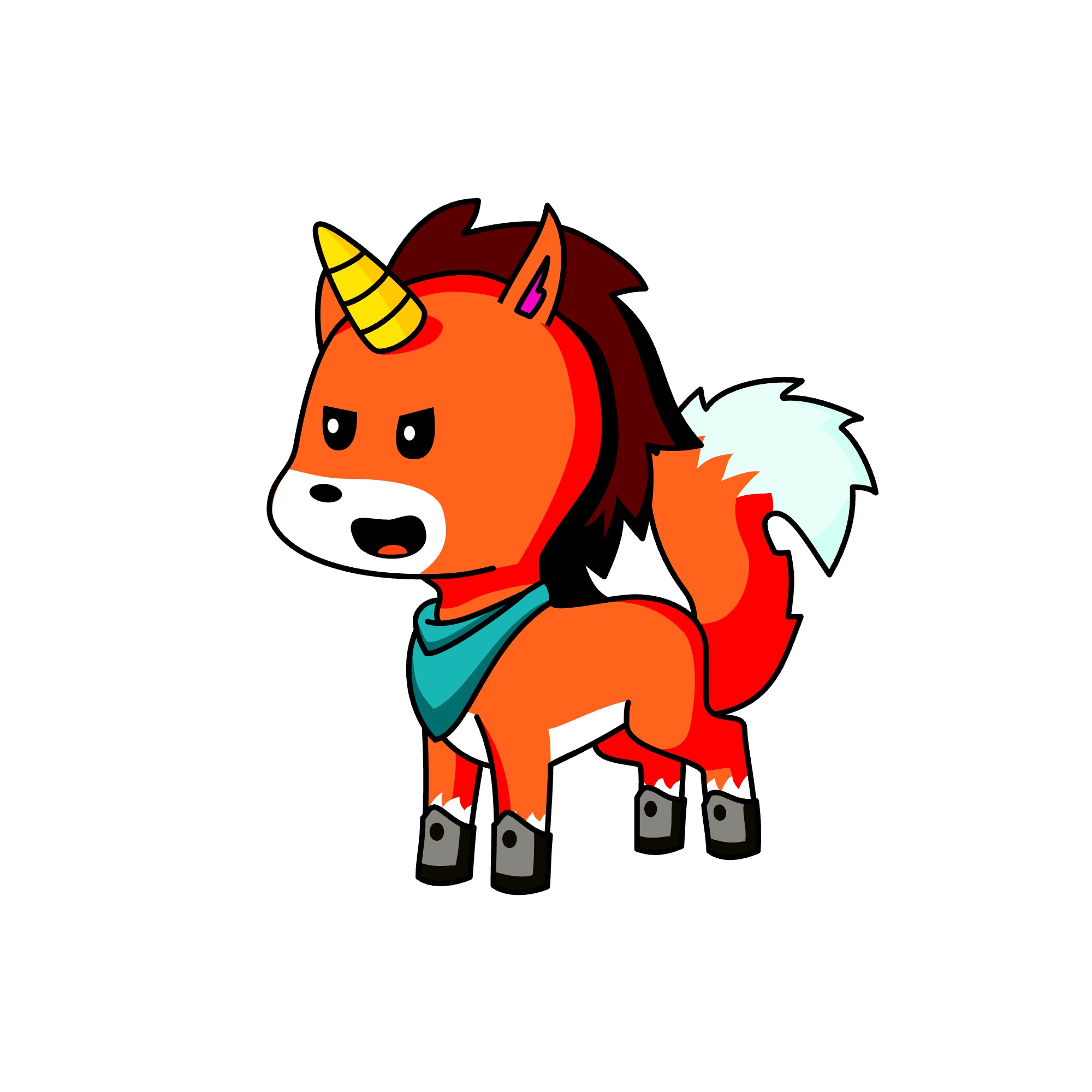 Luffy duffy, the unicorn