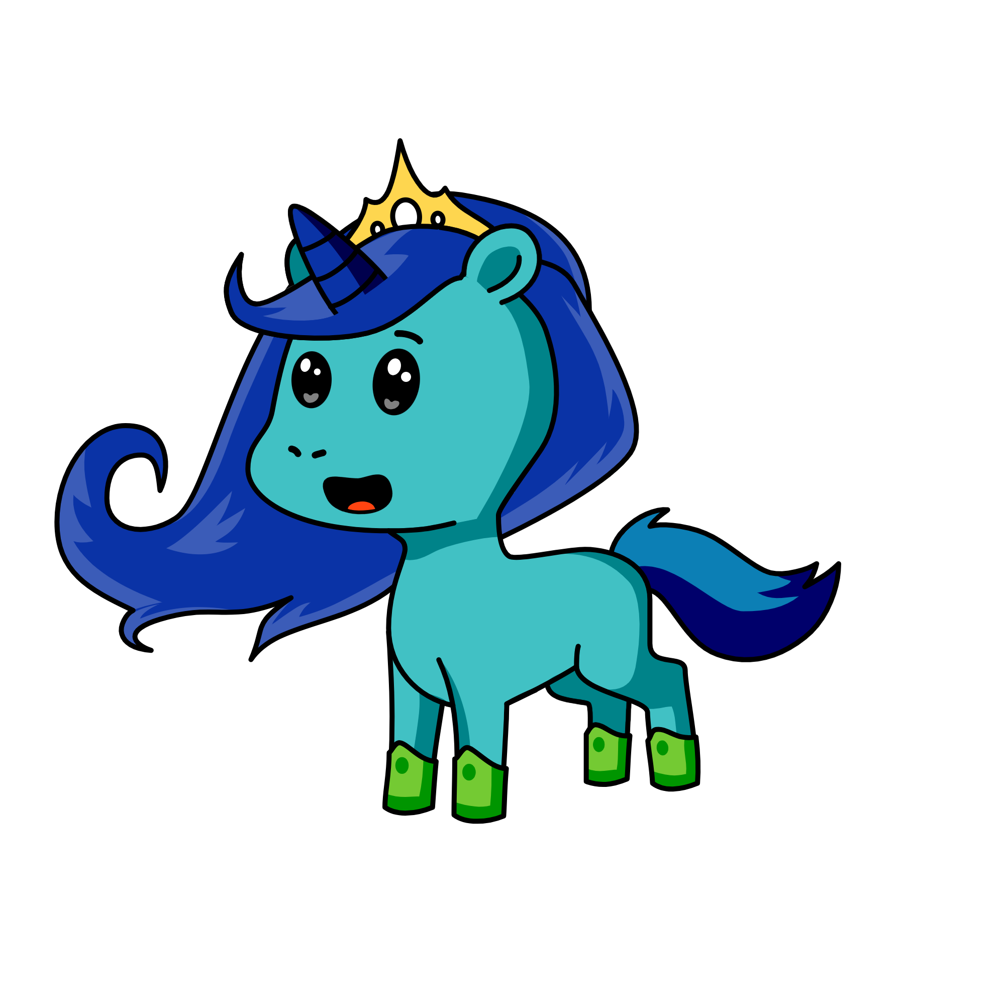 Drizzile, the unicorn