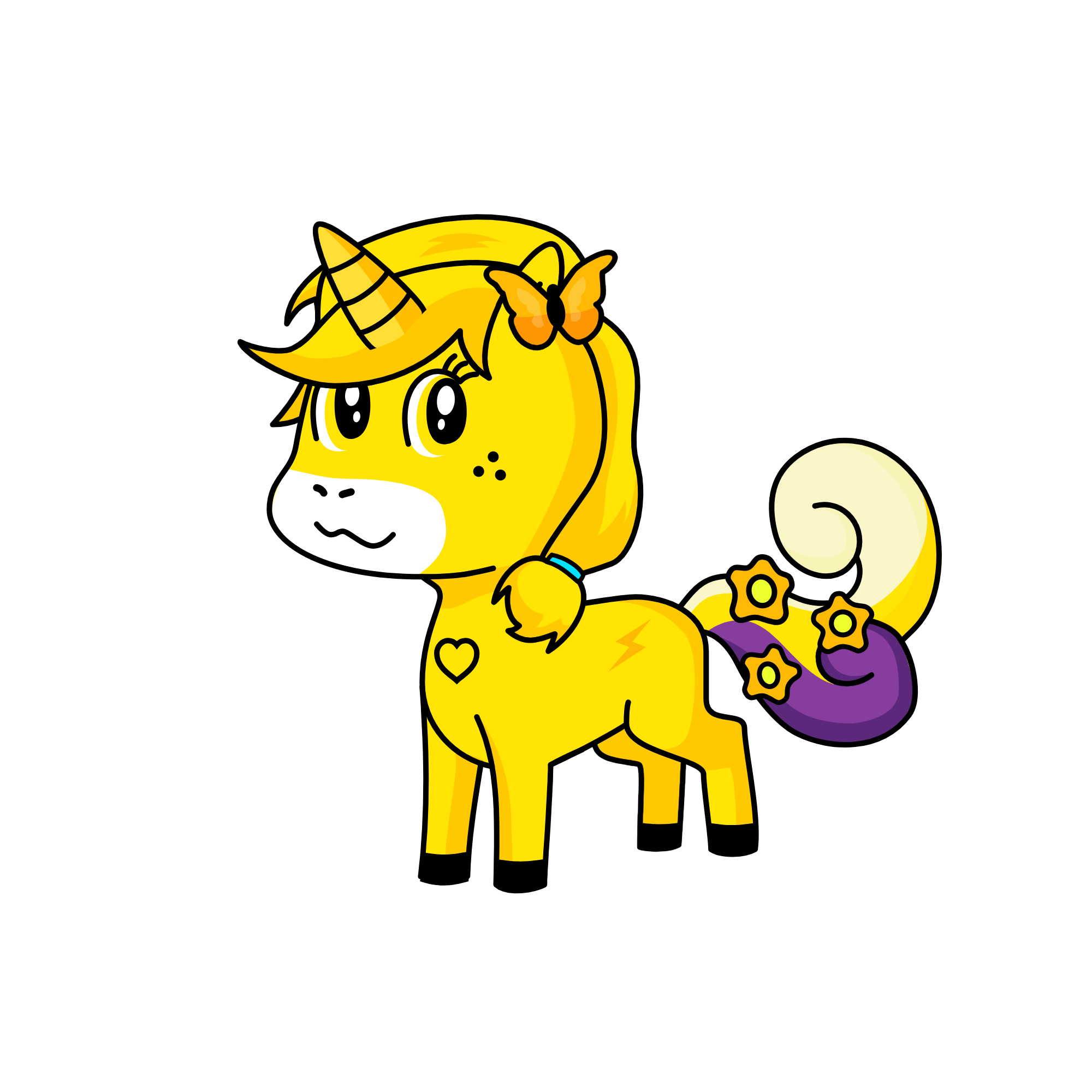 Butterfly , the unicorn